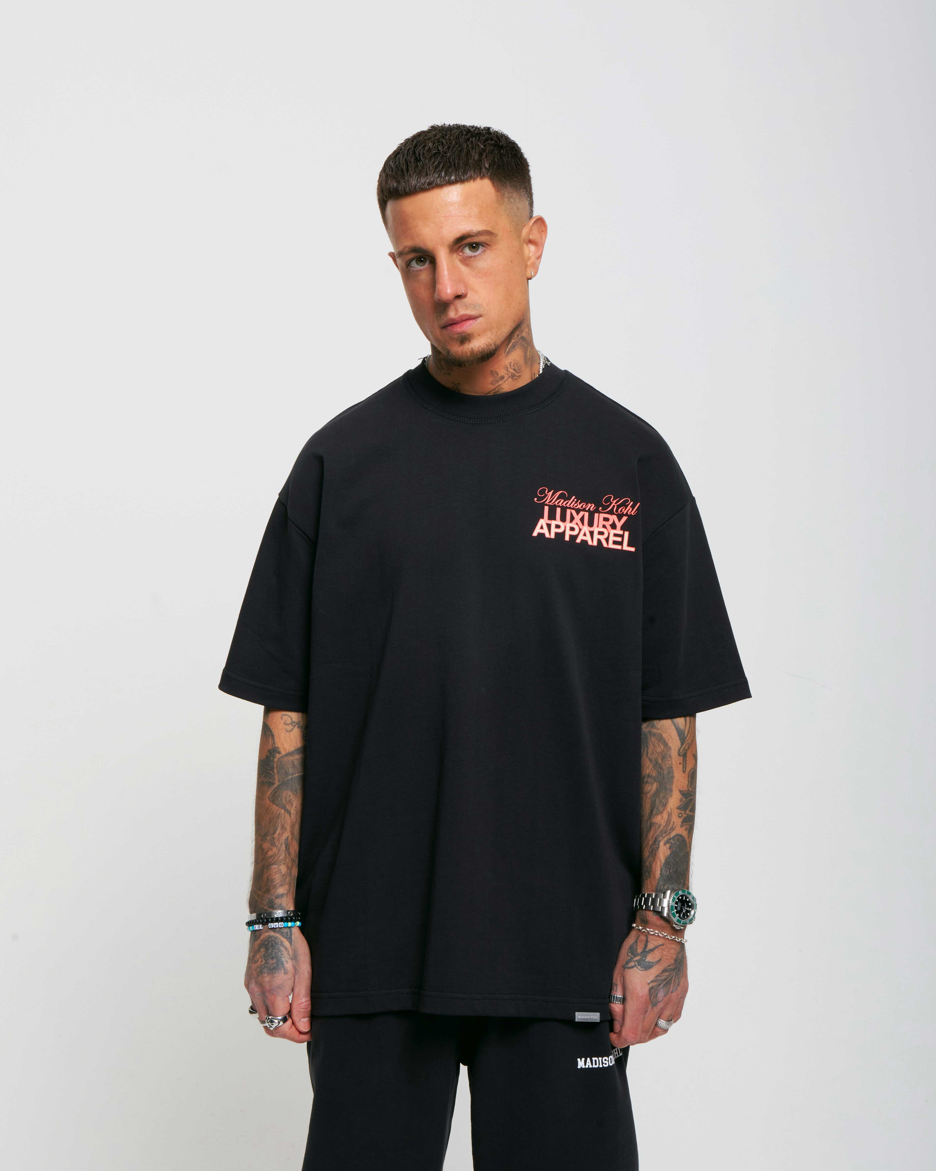 MK Club Oversized T Shirt Black