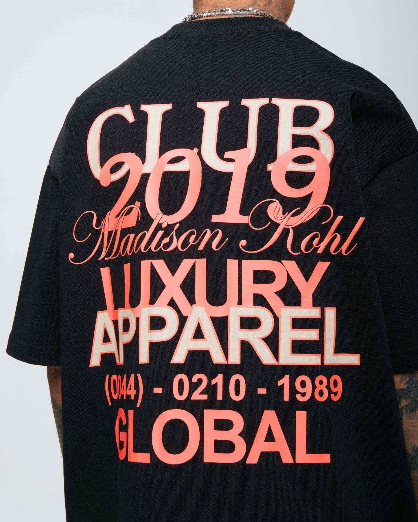 MK Club Oversized T Shirt Black