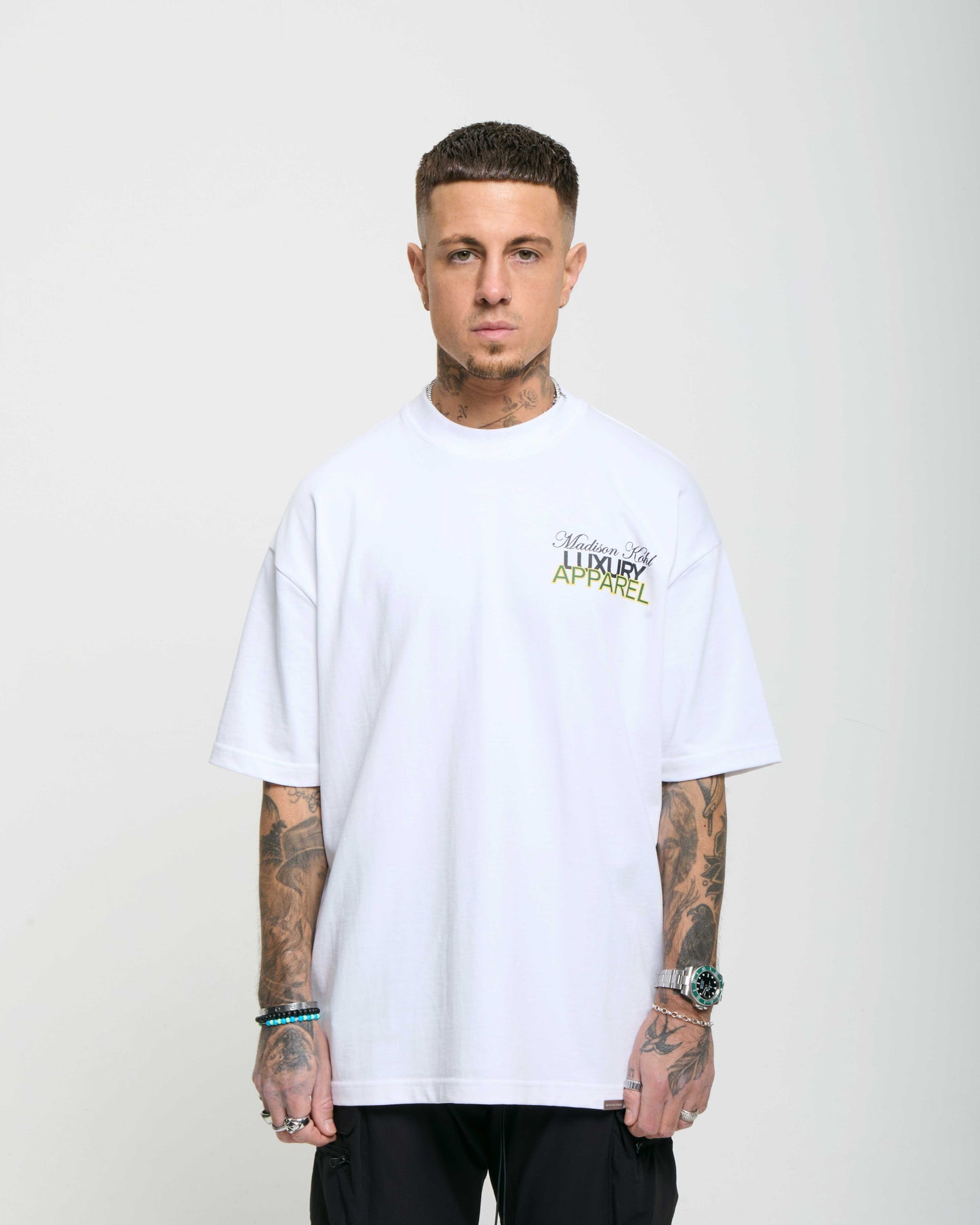 MK Club Oversized T Shirt White