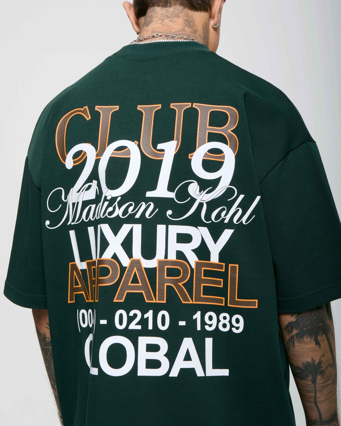 MK Club Oversized T Shirt Pine