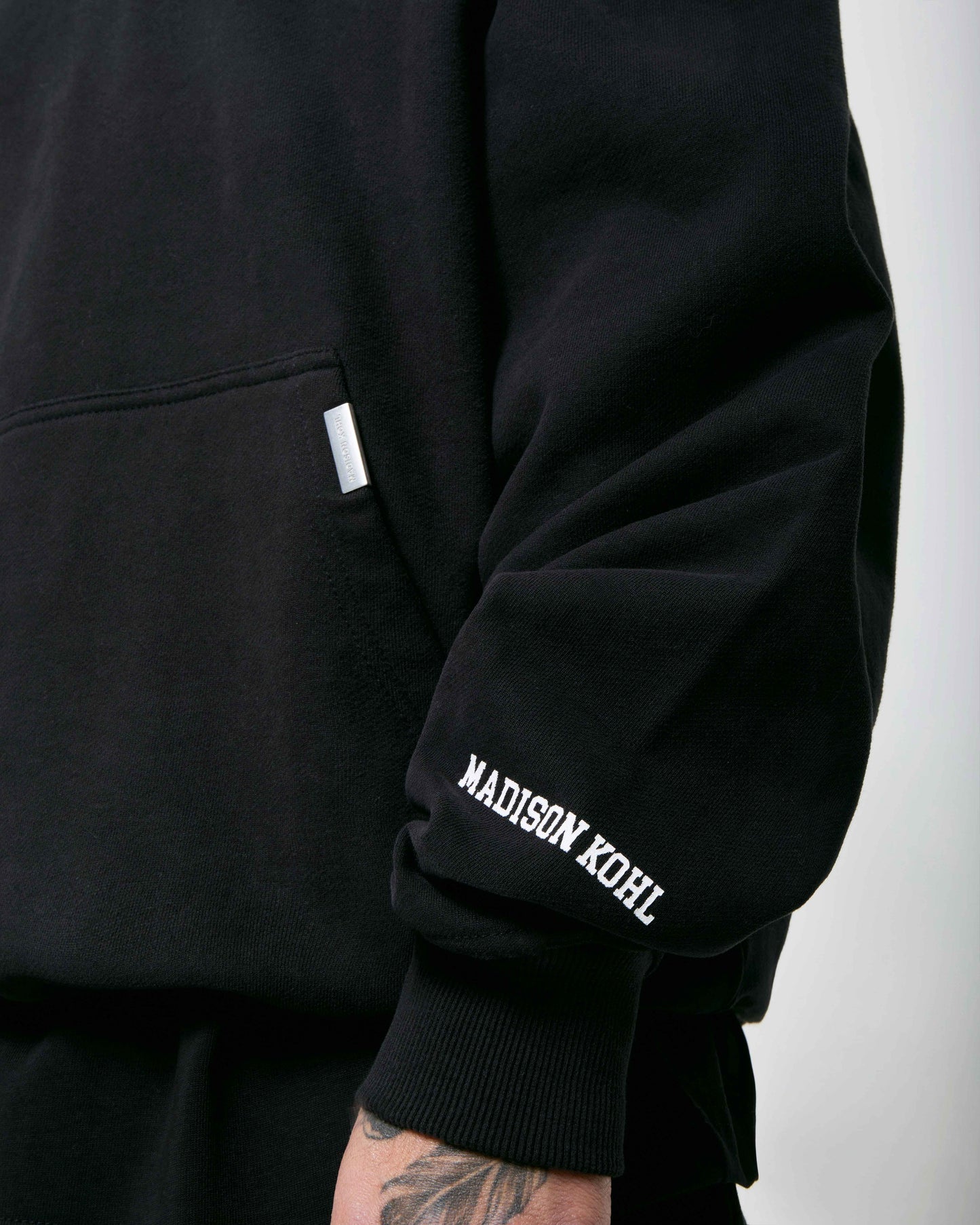 MK Collegiate Oversized OTH Hoodie Black