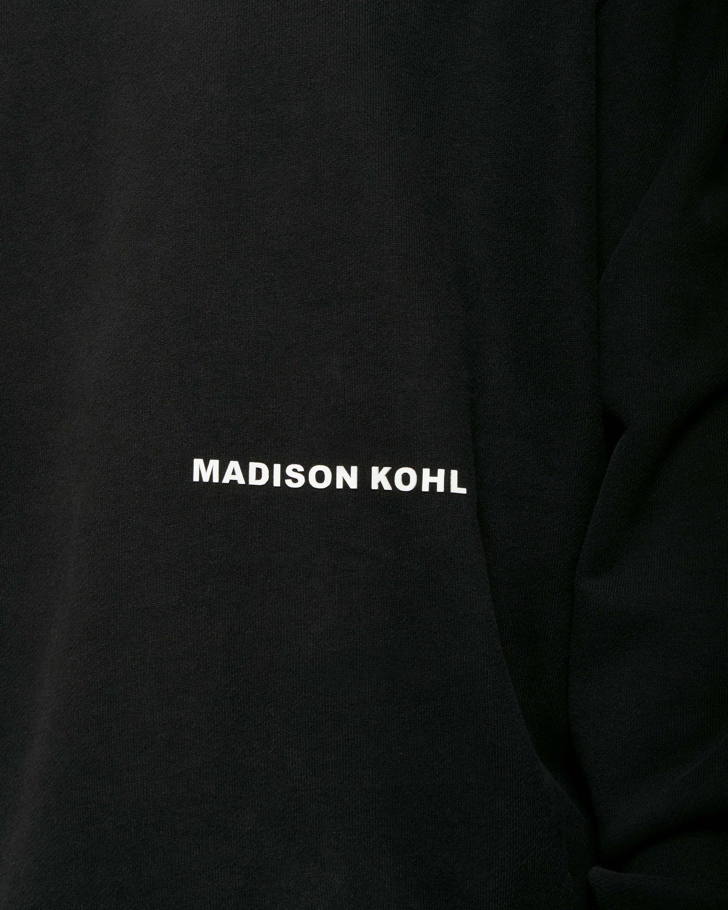 MK Core Oversized Crewneck Sweatshirt Black