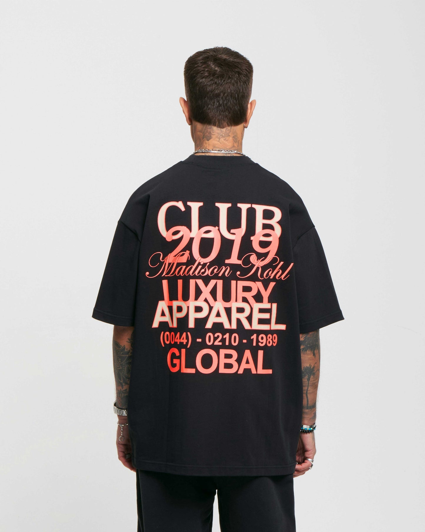 MK Club Oversized T Shirt Black