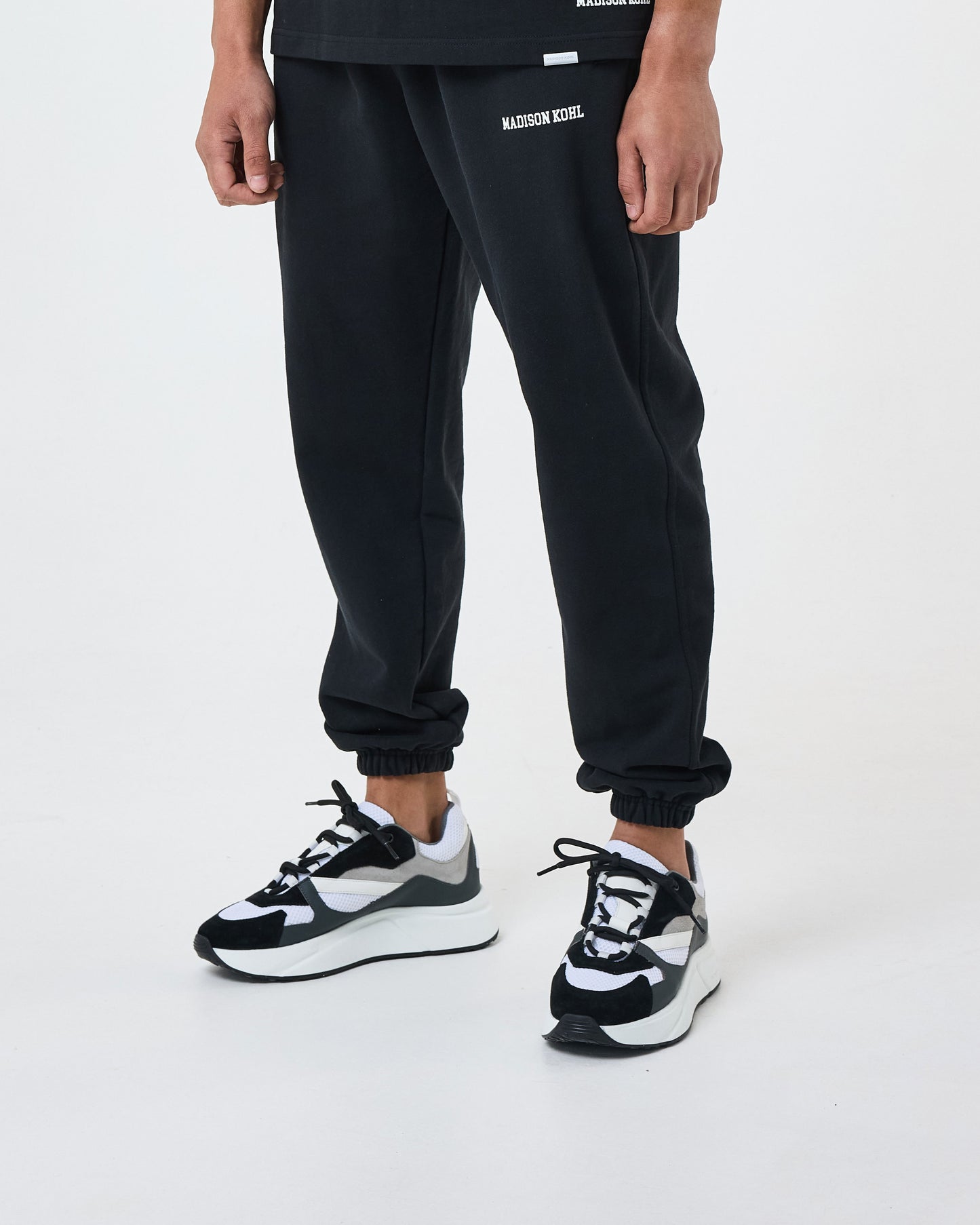 MK Collegiate Cuffed Jogger Black