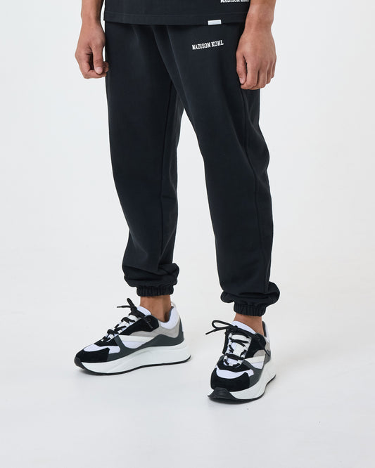MK Collegiate Cuffed Jogger Black