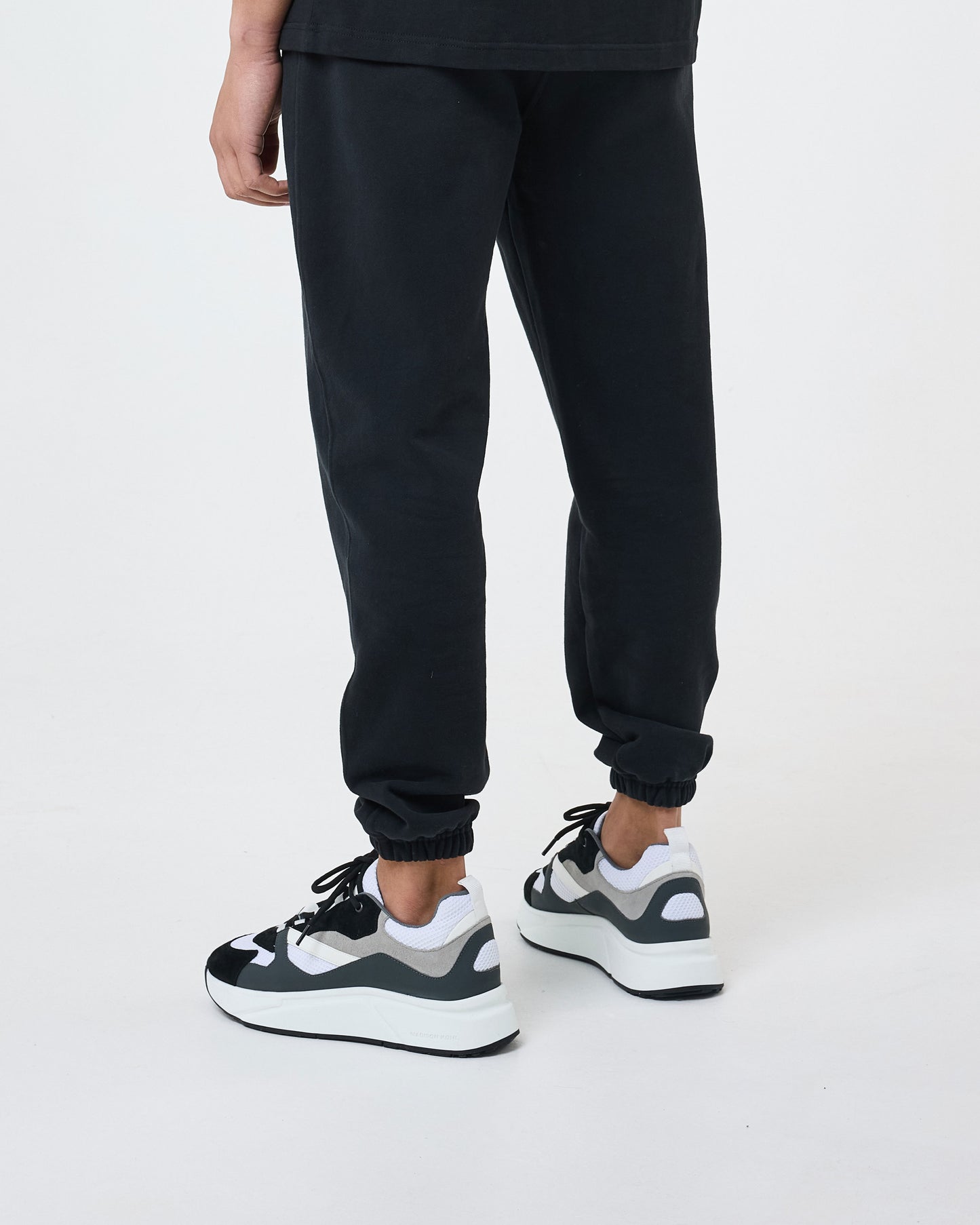 MK Collegiate Cuffed Jogger Black
