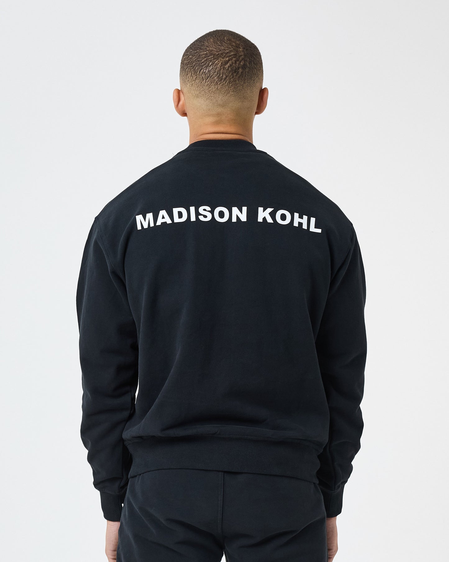MK Core Oversized Crewneck Sweatshirt Black