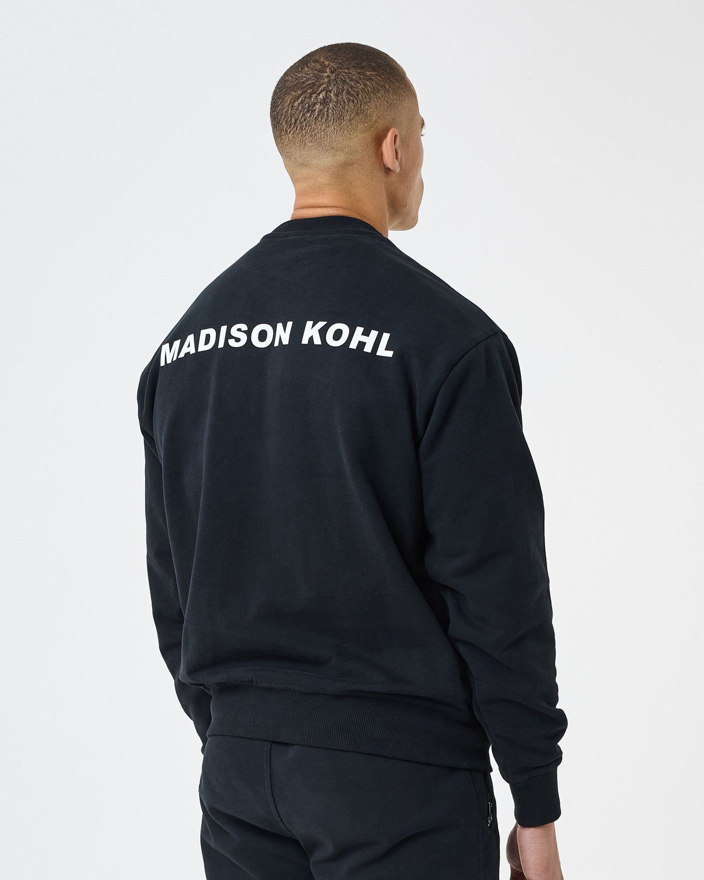 MK Core Oversized Crewneck Sweatshirt Black