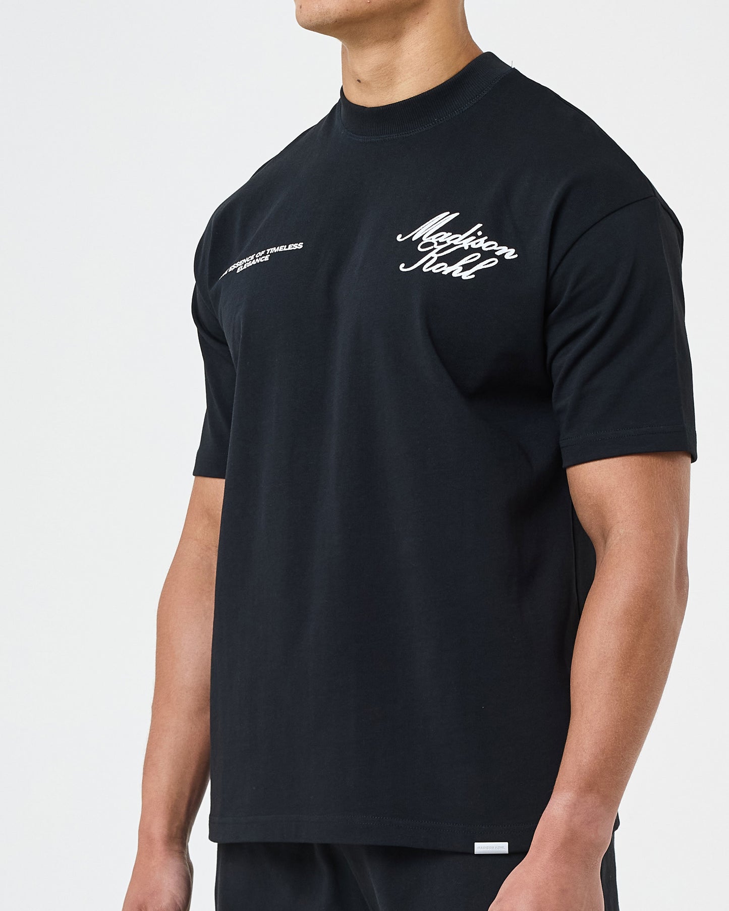 Time Flies Relaxed T Shirt Black