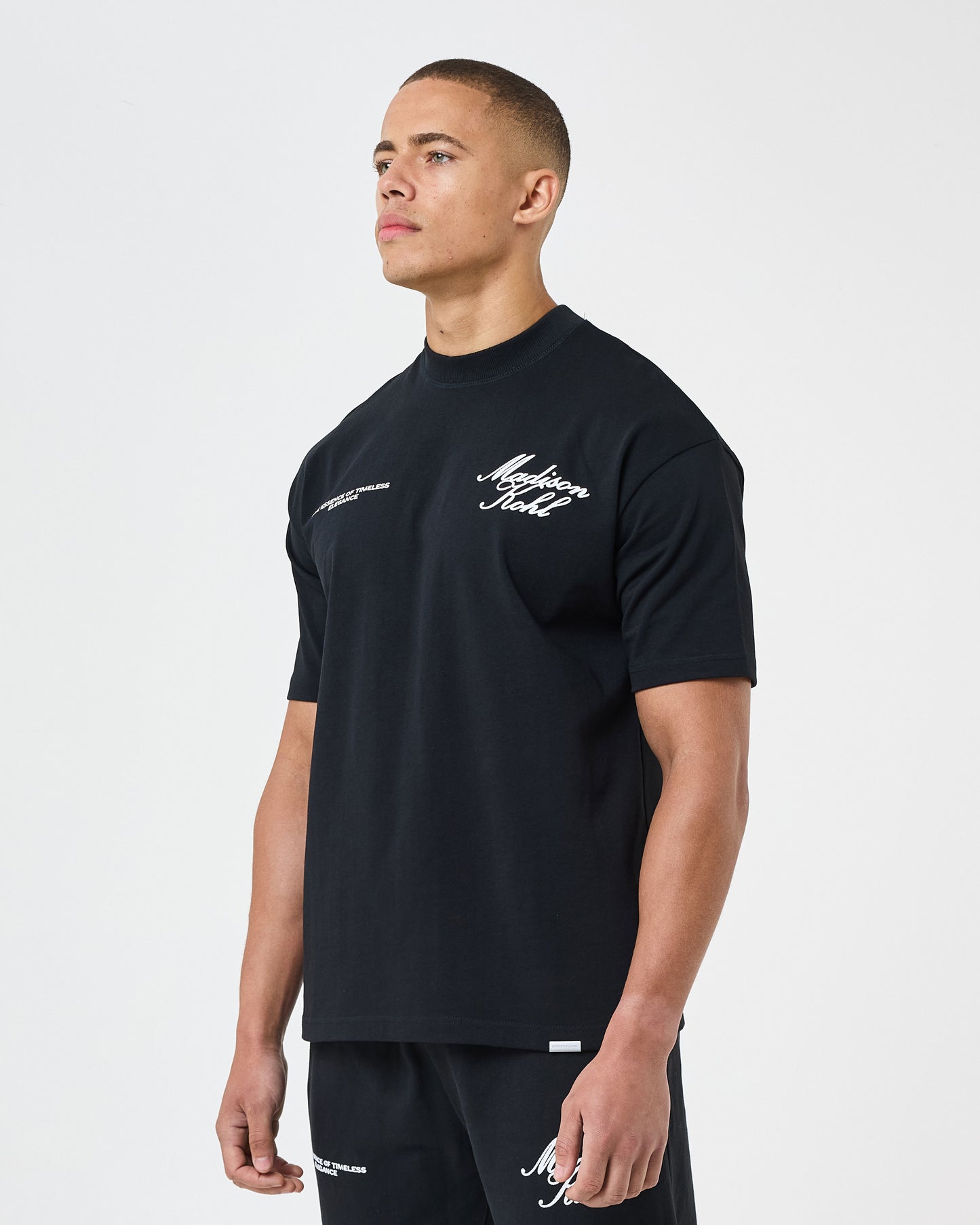 Time Flies Relaxed T Shirt Black