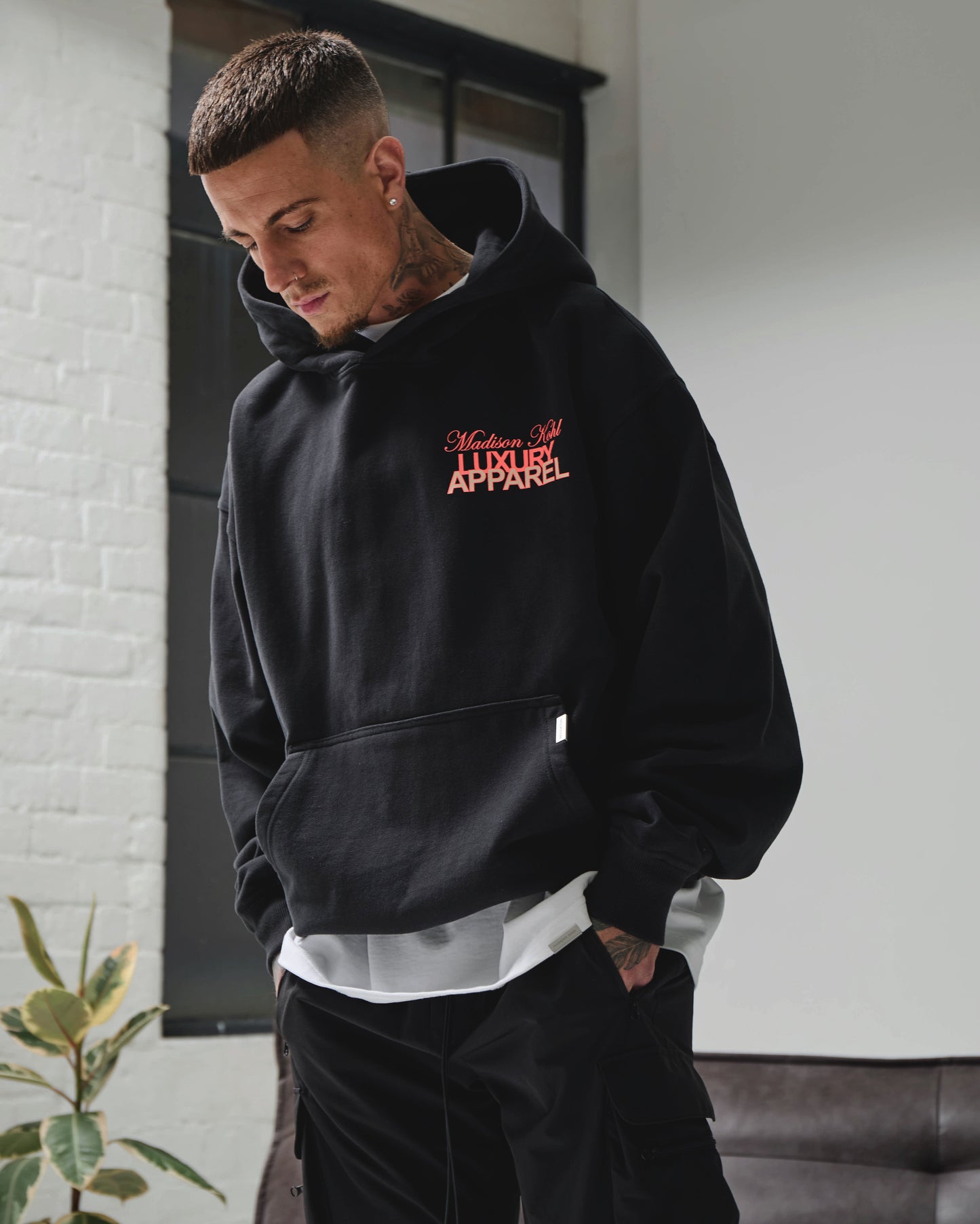 MK Club Oversized OTH Hoodie Black