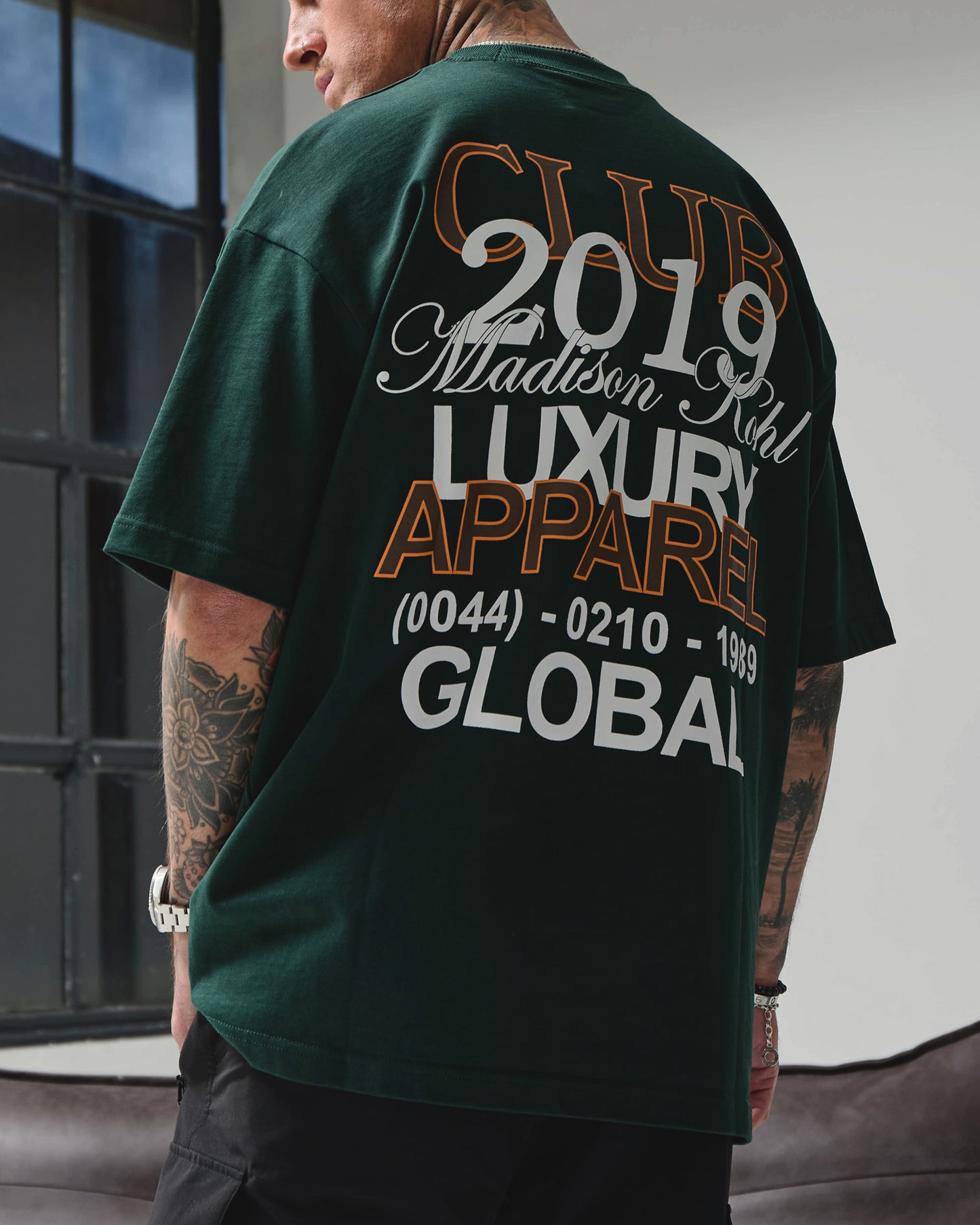 MK Club Oversized T Shirt Pine