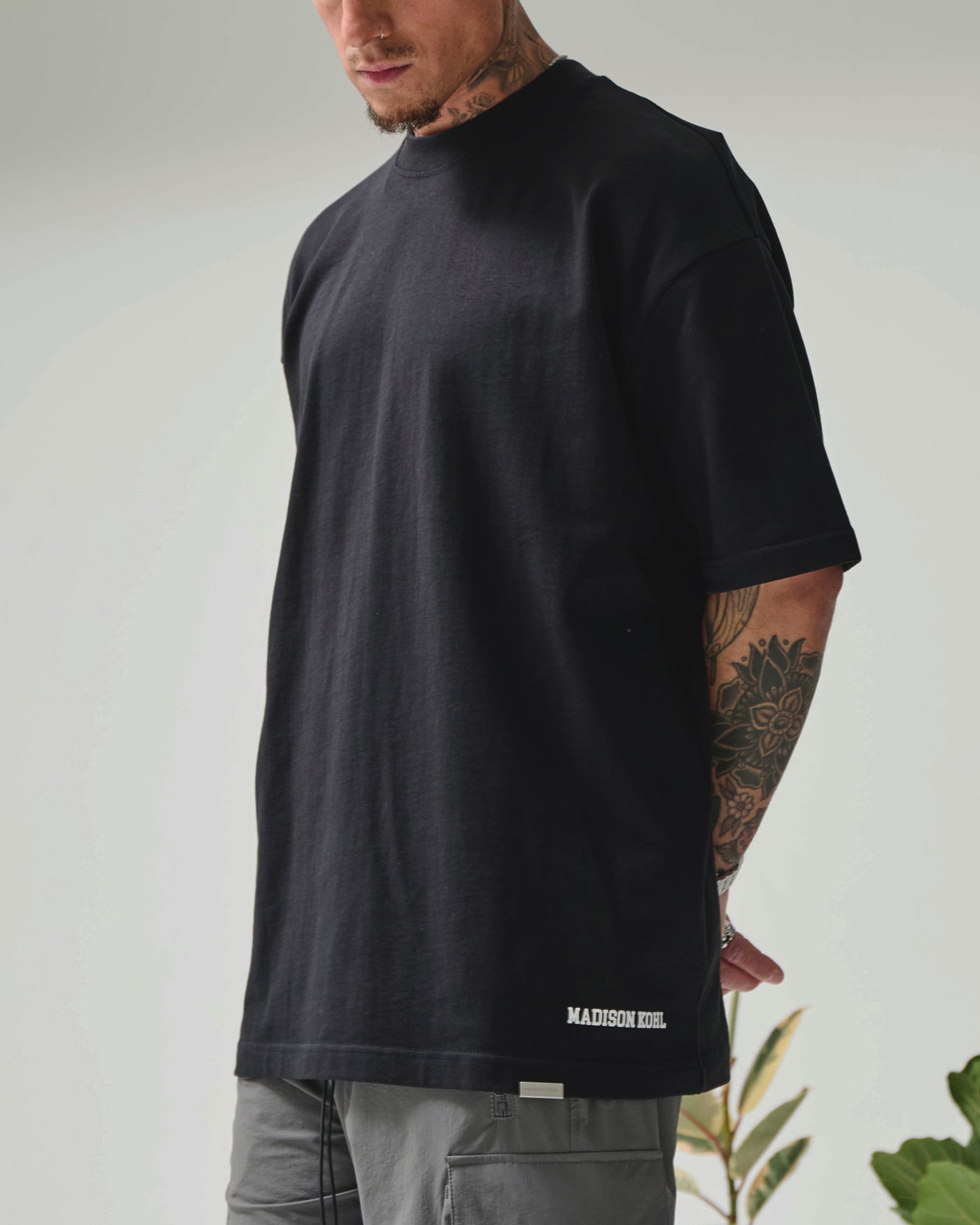 MK Collegiate Oversized T Shirt Black