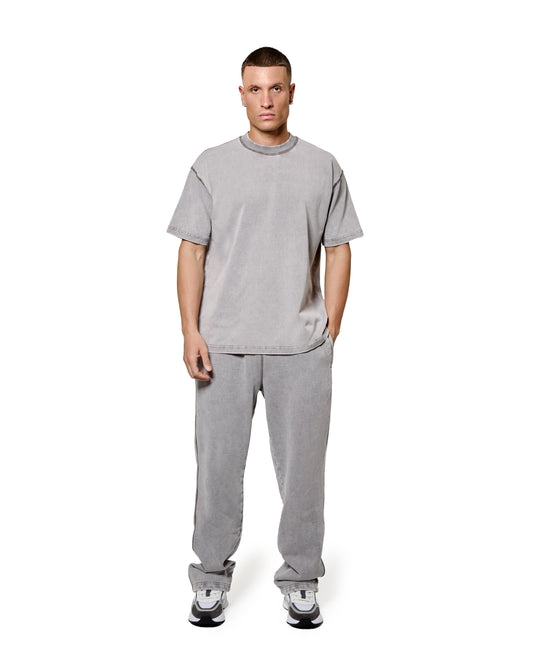 MK Blank Relaxed T Shirt  Grey Wash