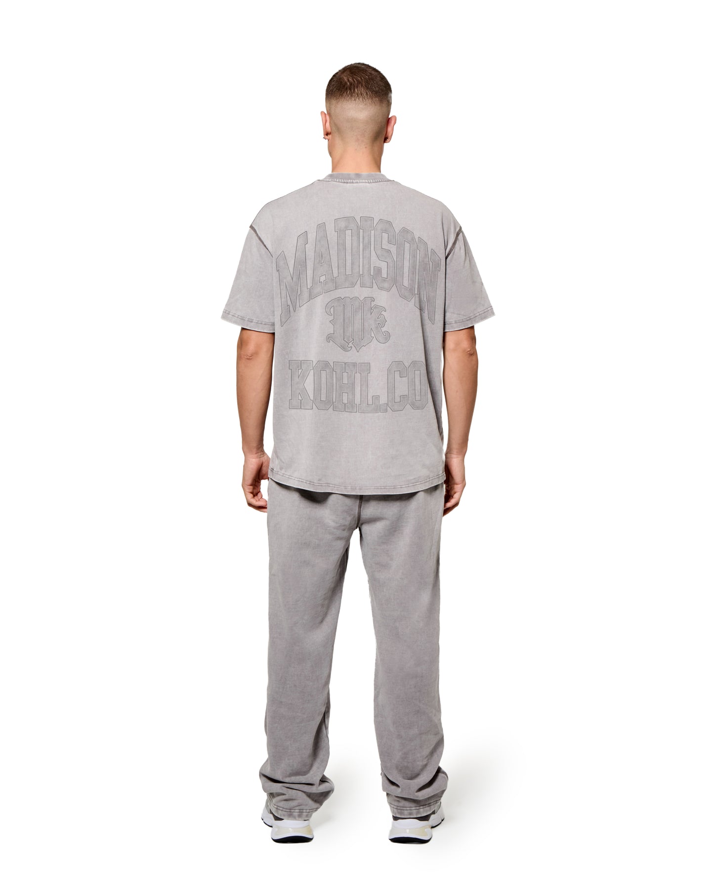 MK 1st Base Relaxed T Shirt  Grey Wash