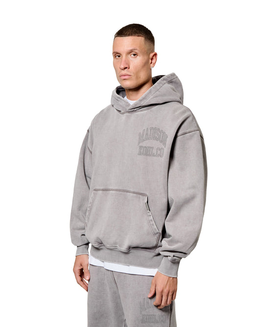 MK 1st Base Relaxed OTH Hoodie Grey Wash