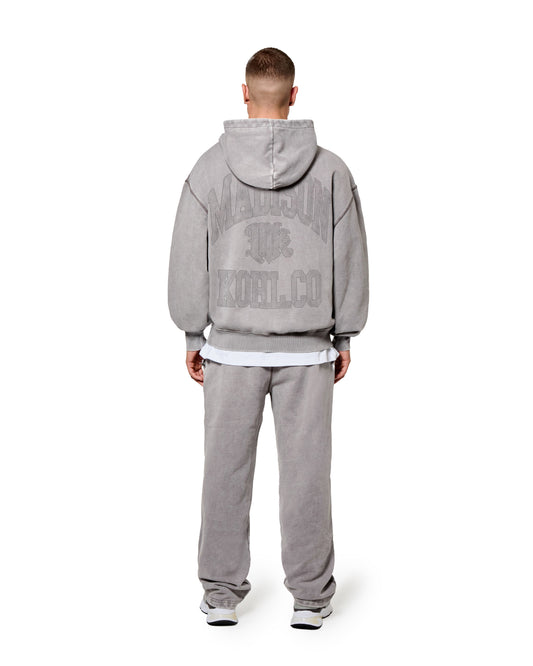 MK 1st Base Relaxed OTH Hoodie Grey Wash