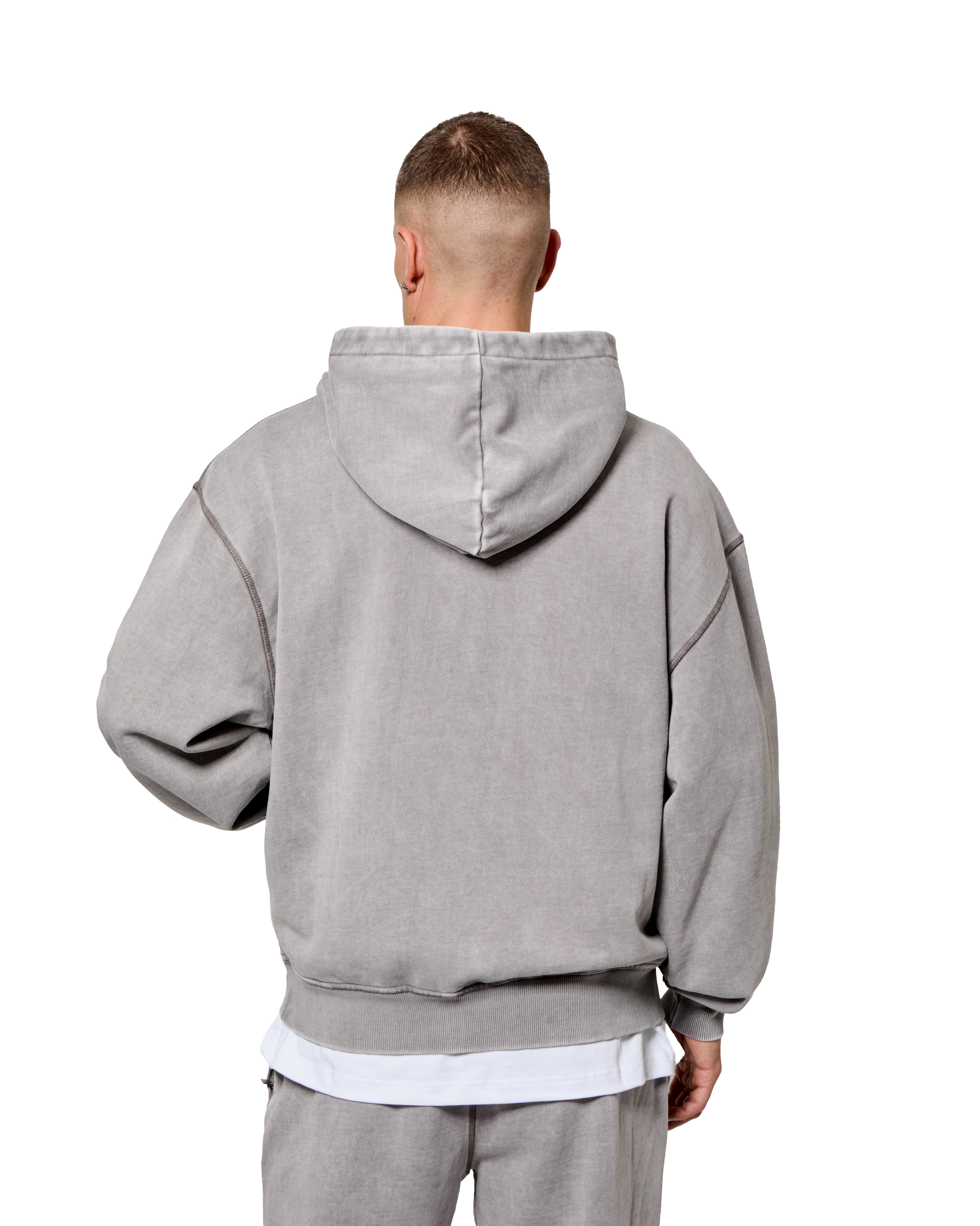 MK Blank Relaxed OTH Hoodie Grey Wash – Madison Kohl