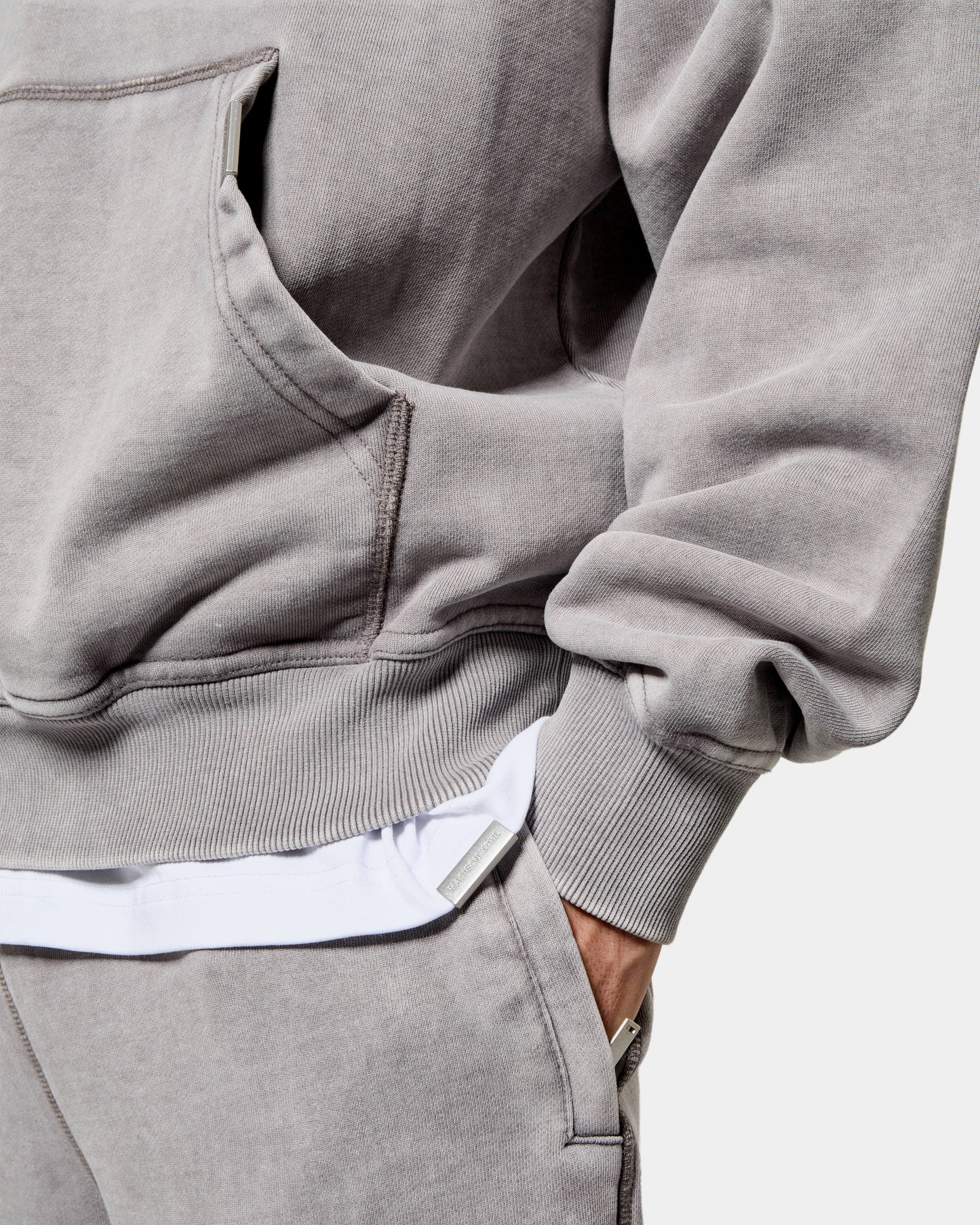 MK Blank Relaxed Open Hem Sweatpant Grey Wash
