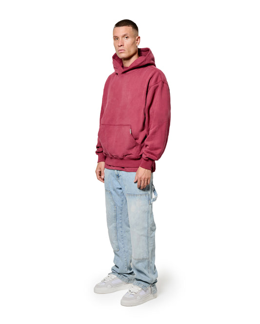 MK Blank Relaxed OTH Hoodie Burgundy