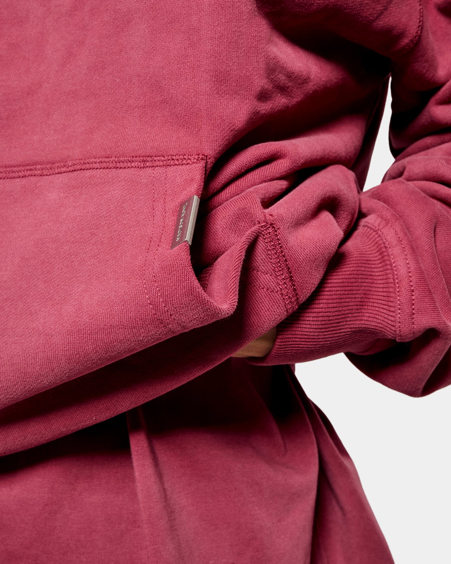 MK Blank Relaxed OTH Hoodie Burgundy