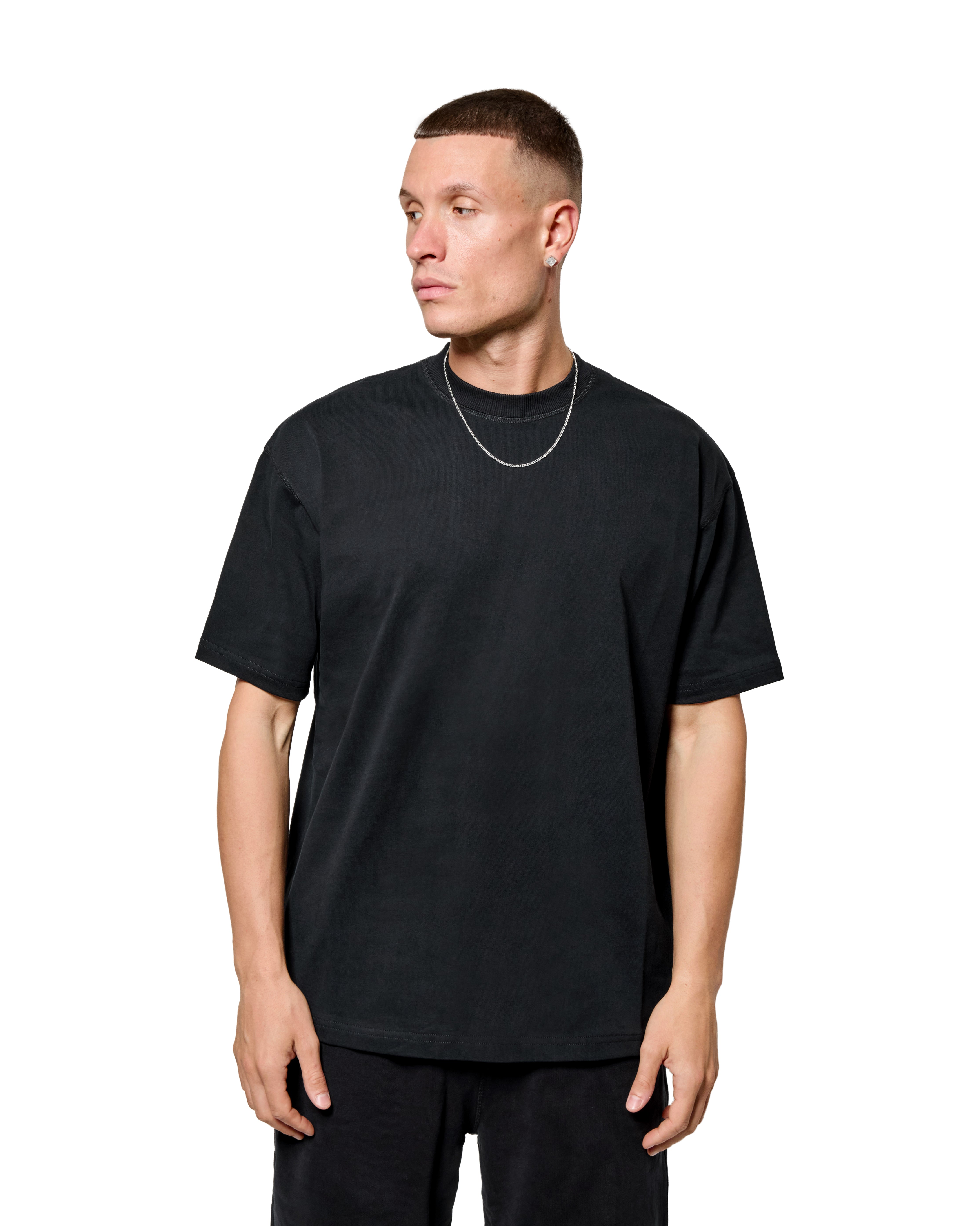 MK Blank Relaxed T Shirt  Black