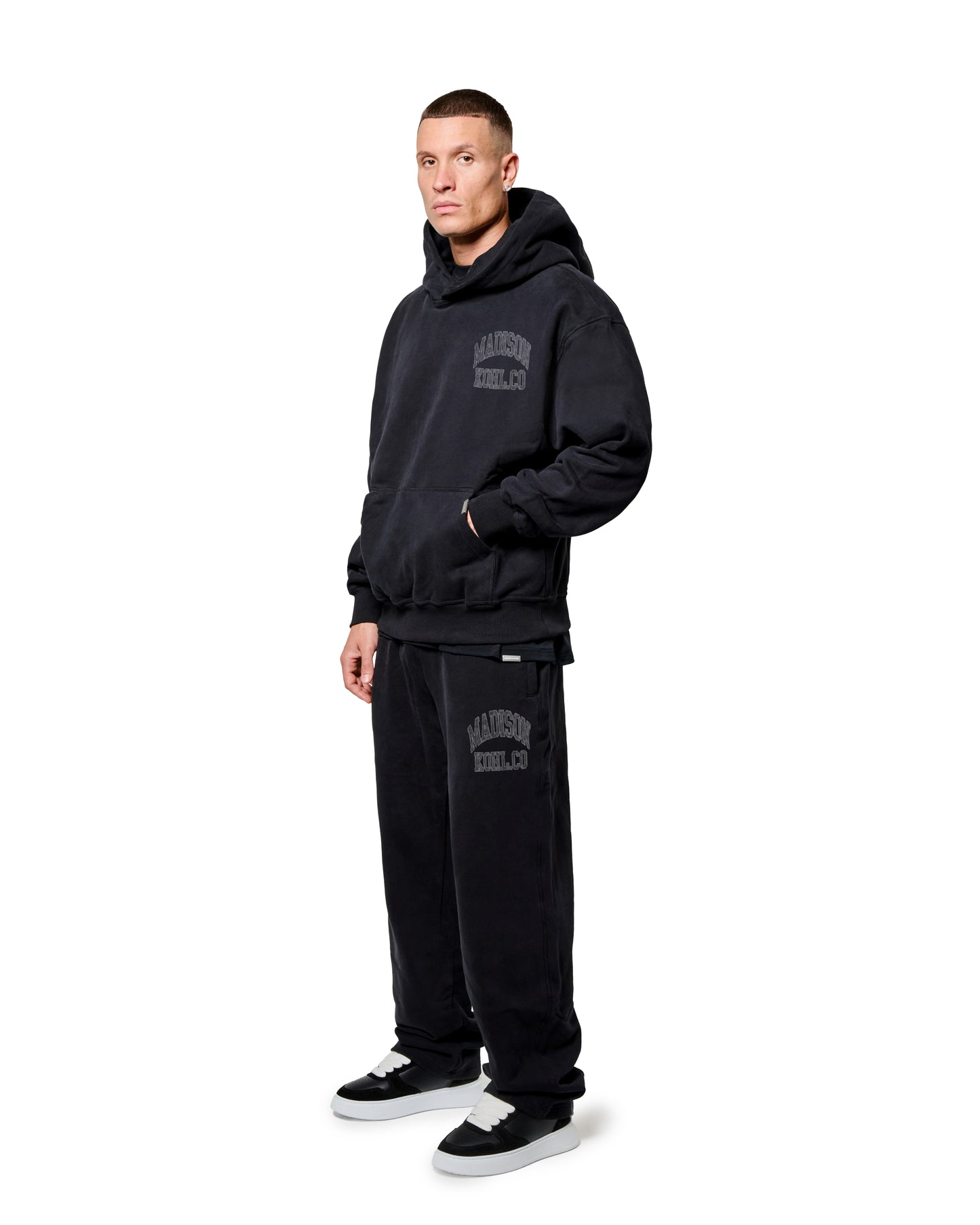 MK 1st Base Relaxed Open Hem Sweatpant Black