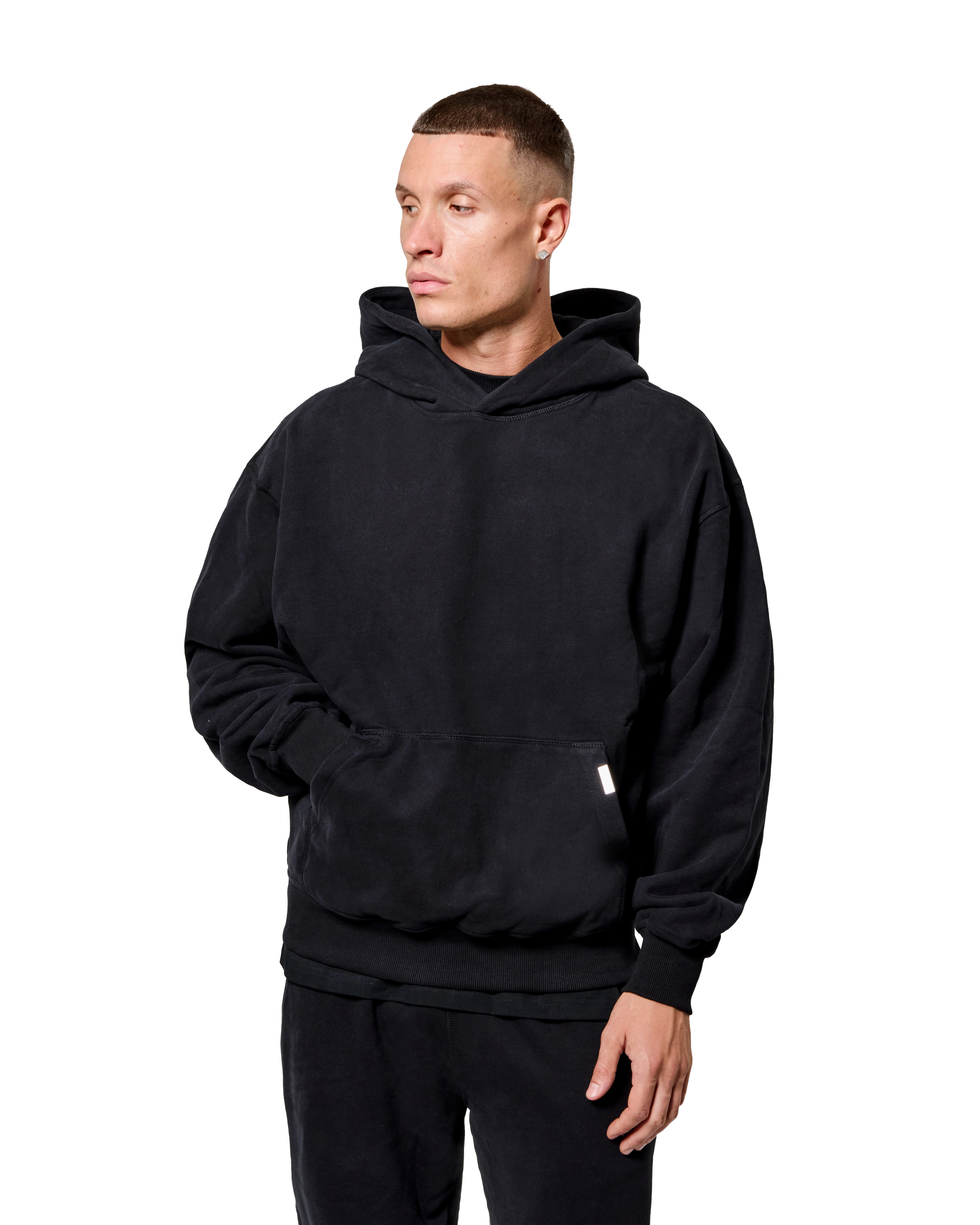 MK Blank Relaxed OTH Hoodie Black – Madison Kohl