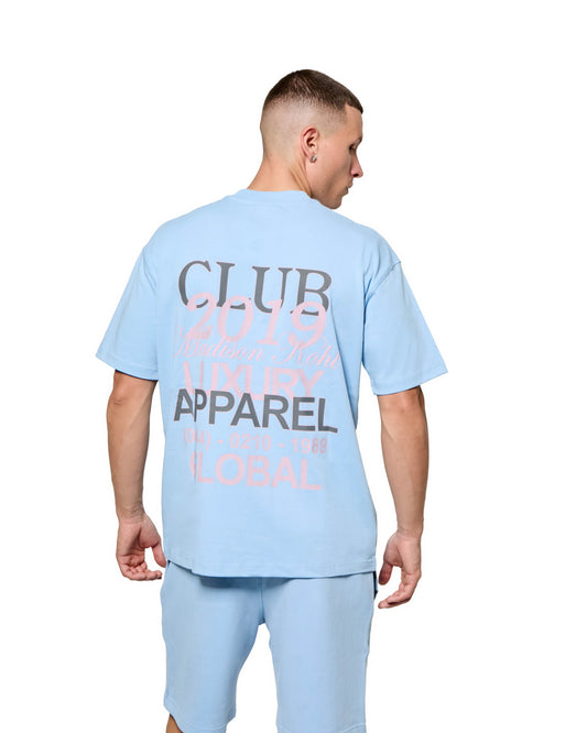 MK Club Relaxed T Shirt  Placid Blue