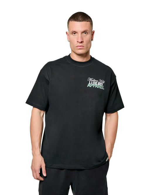 MK Club Relaxed T Shirt  Black