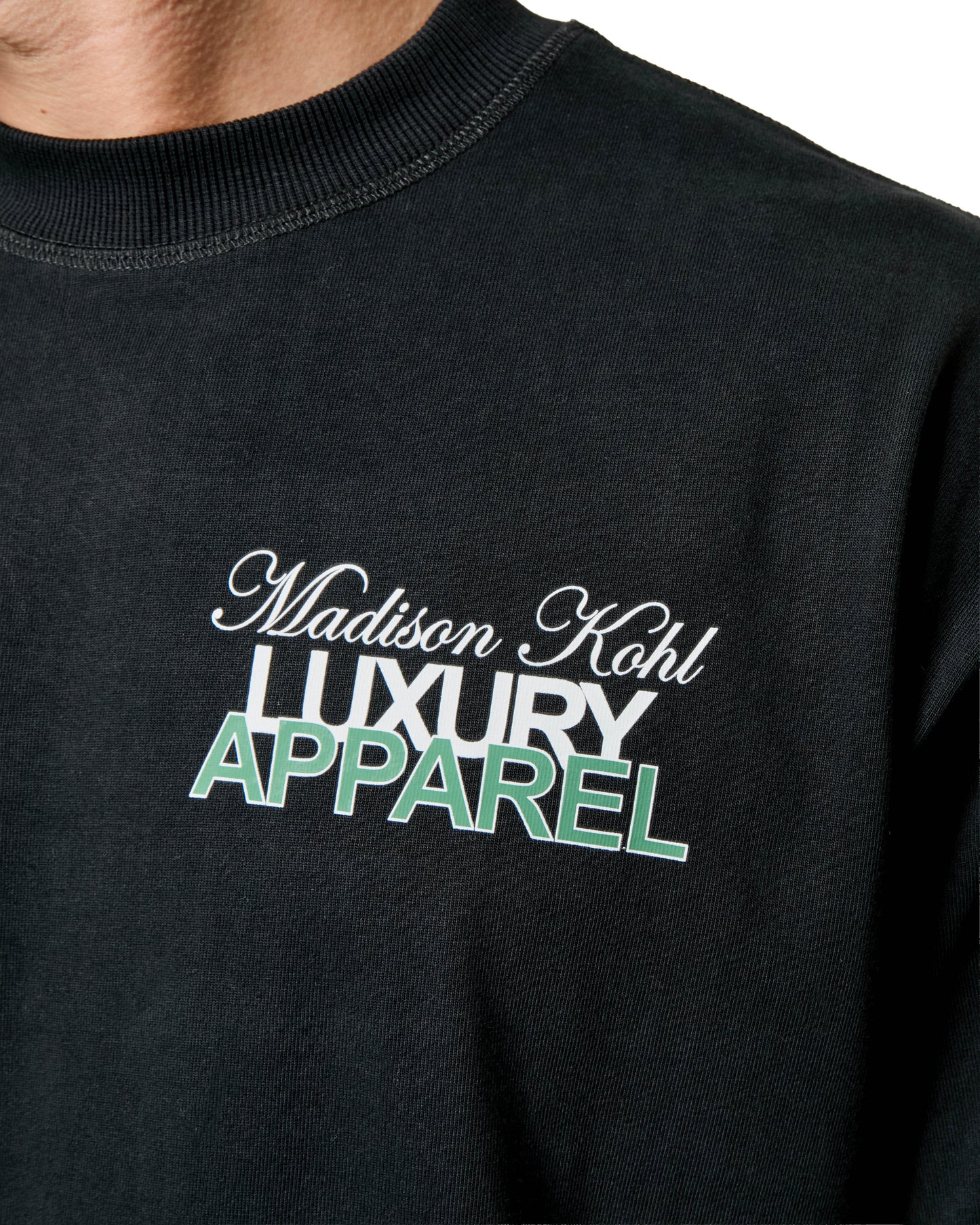 MK Club Relaxed T Shirt  Black