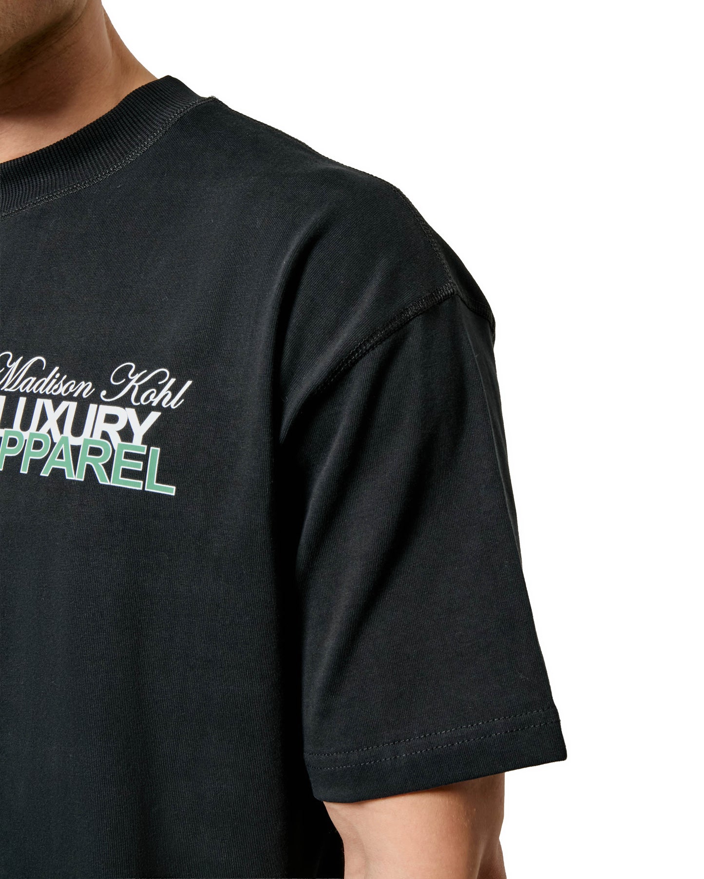 MK Club Relaxed T Shirt  Black