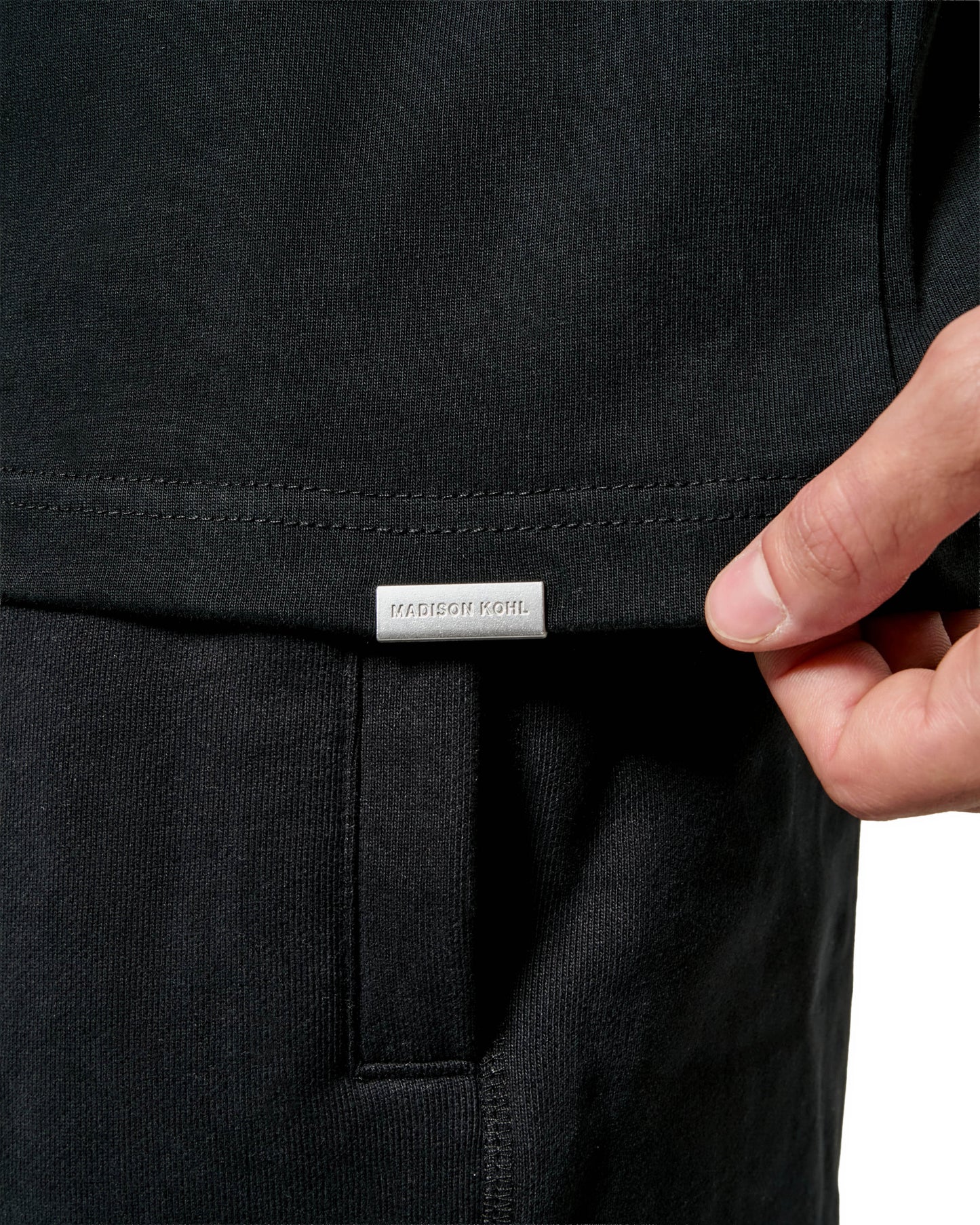MK Club Relaxed T Shirt  Black