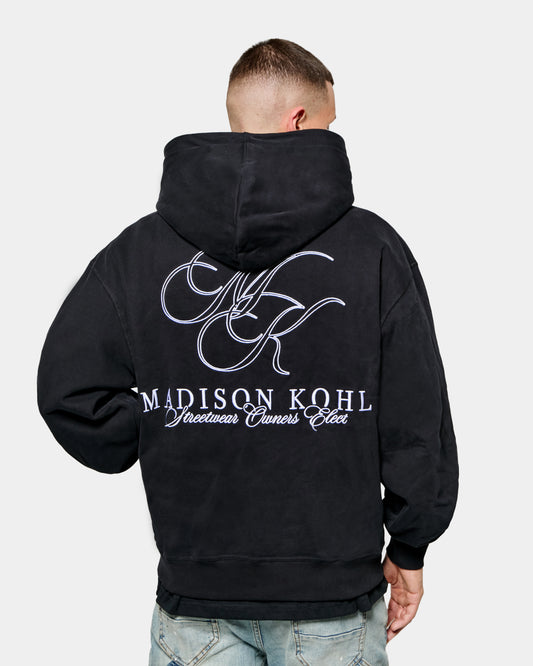 MK Monogram Relaxed OTH Hoodie Black