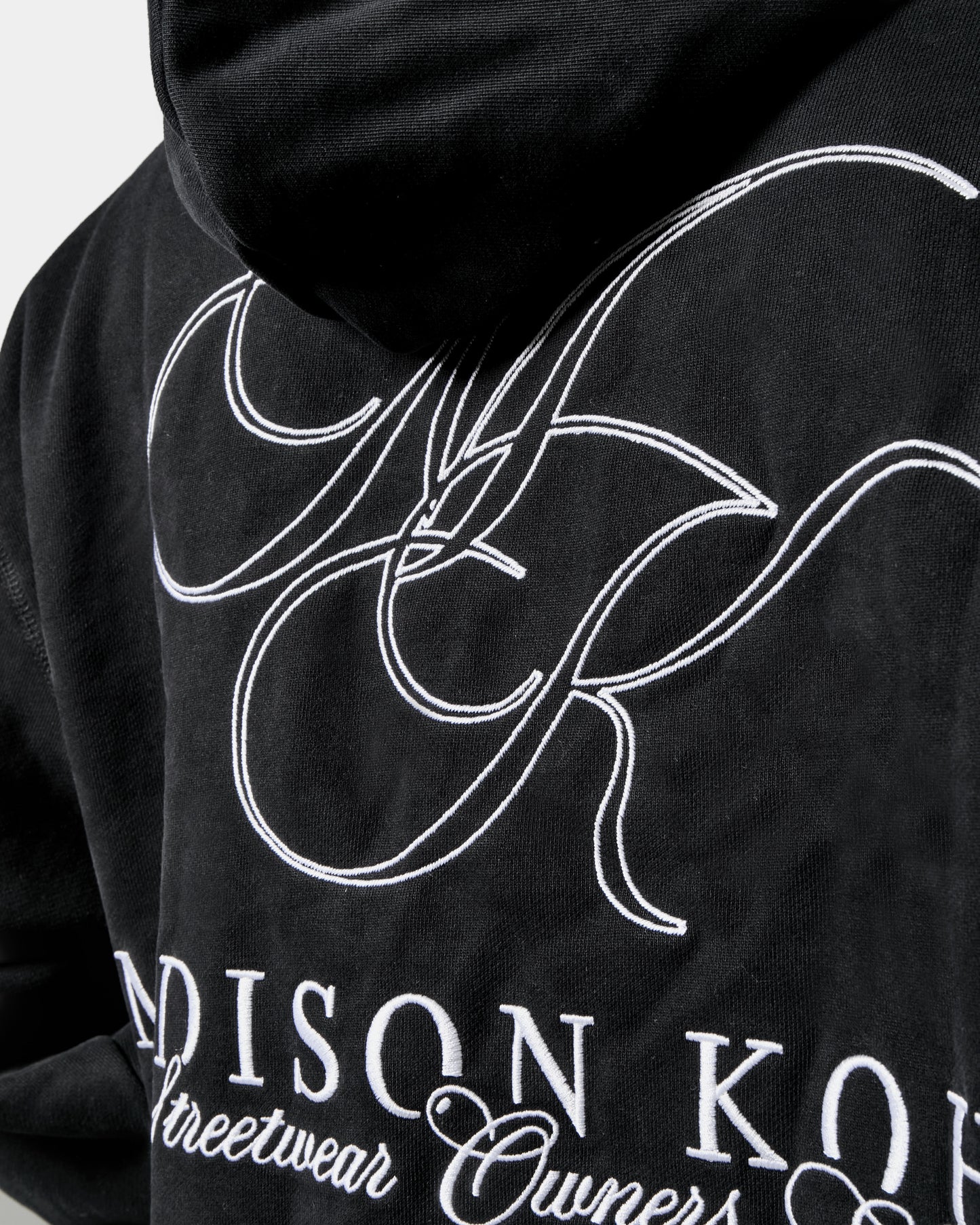 MK Monogram Relaxed OTH Hoodie Black