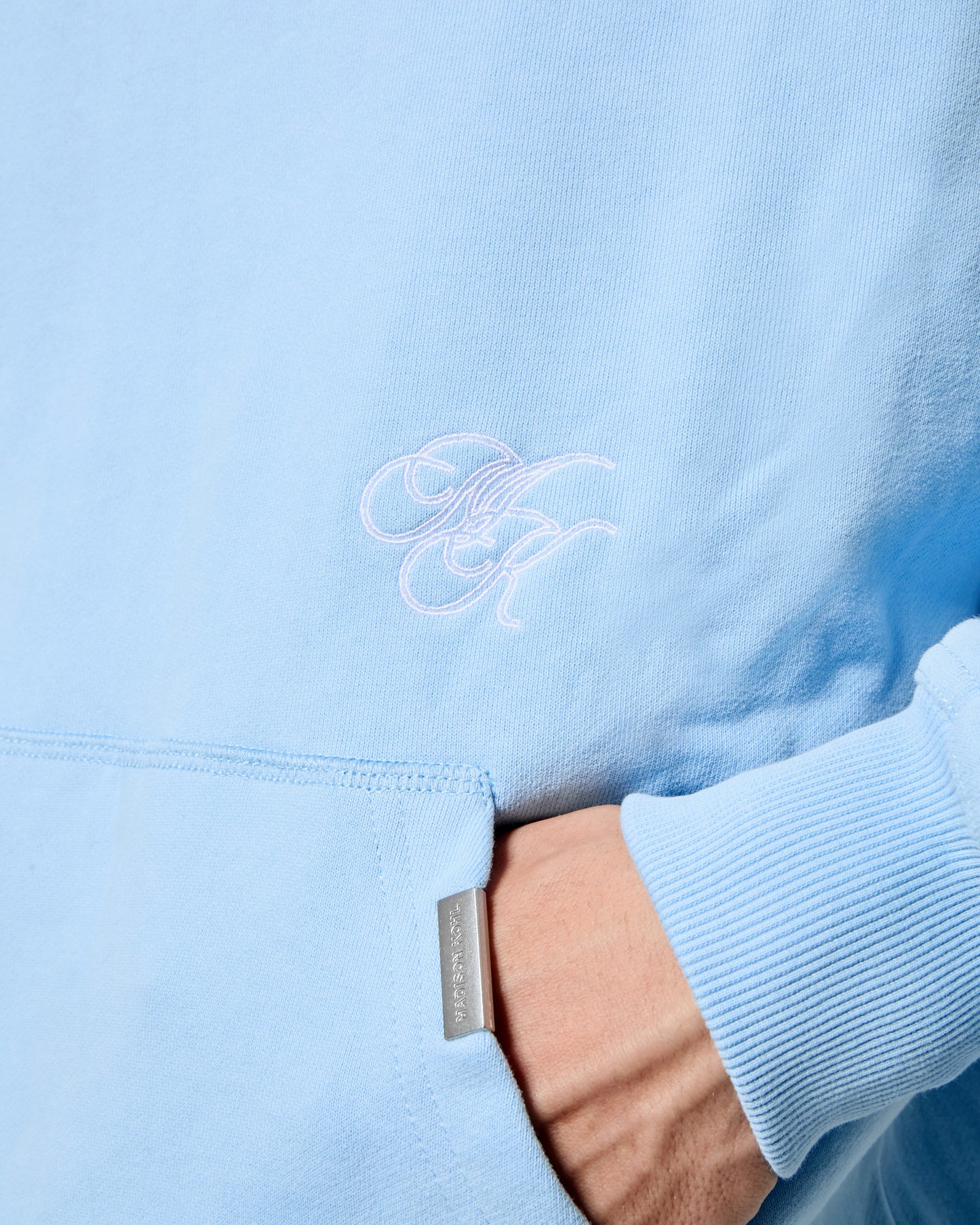 MK Monogram Relaxed OTH Hoodie Placid Blue