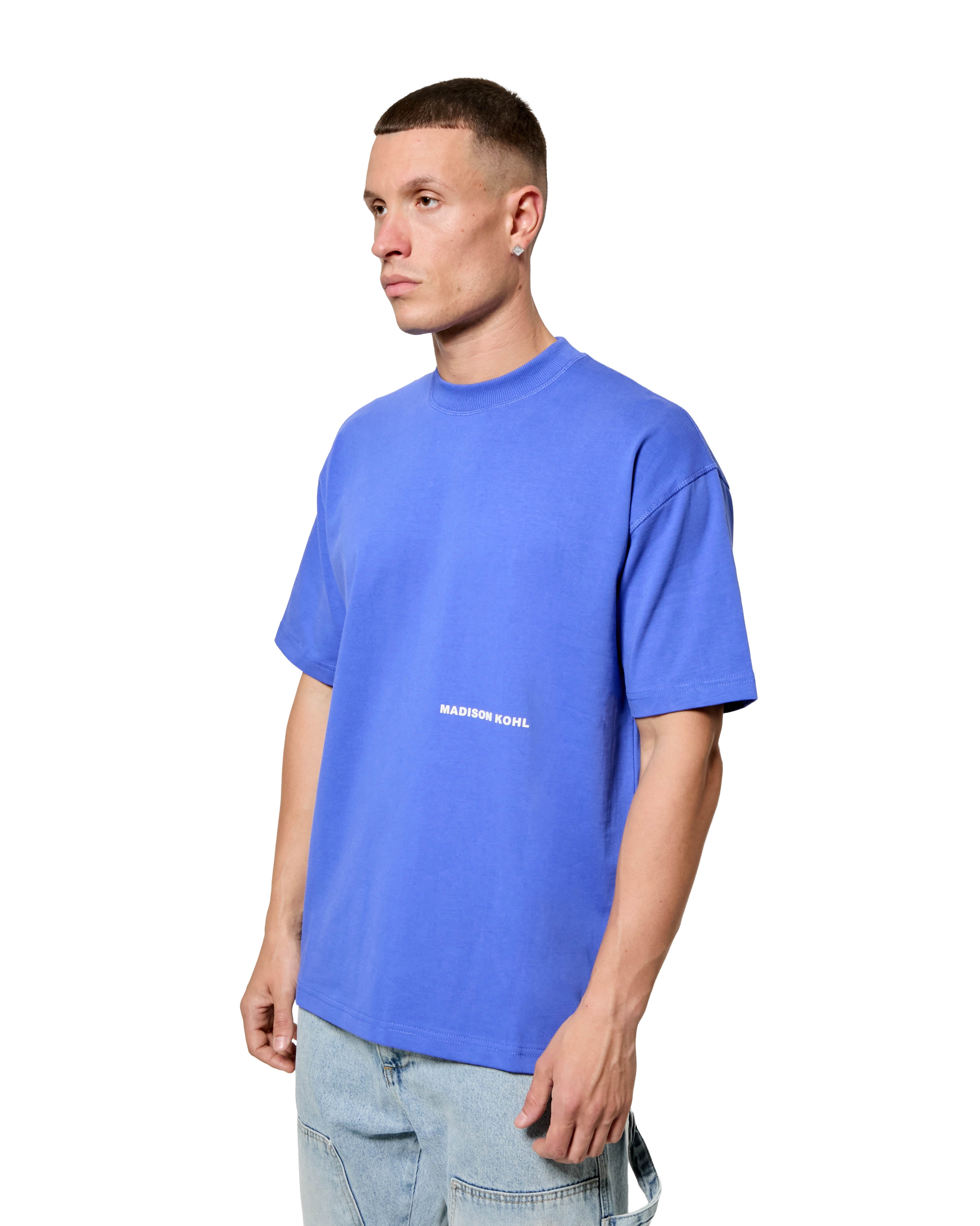 MK Core Relaxed T Shirt Dazzling Blue – Madison Kohl