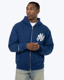 MK Monogram Full Zip Hood Navy