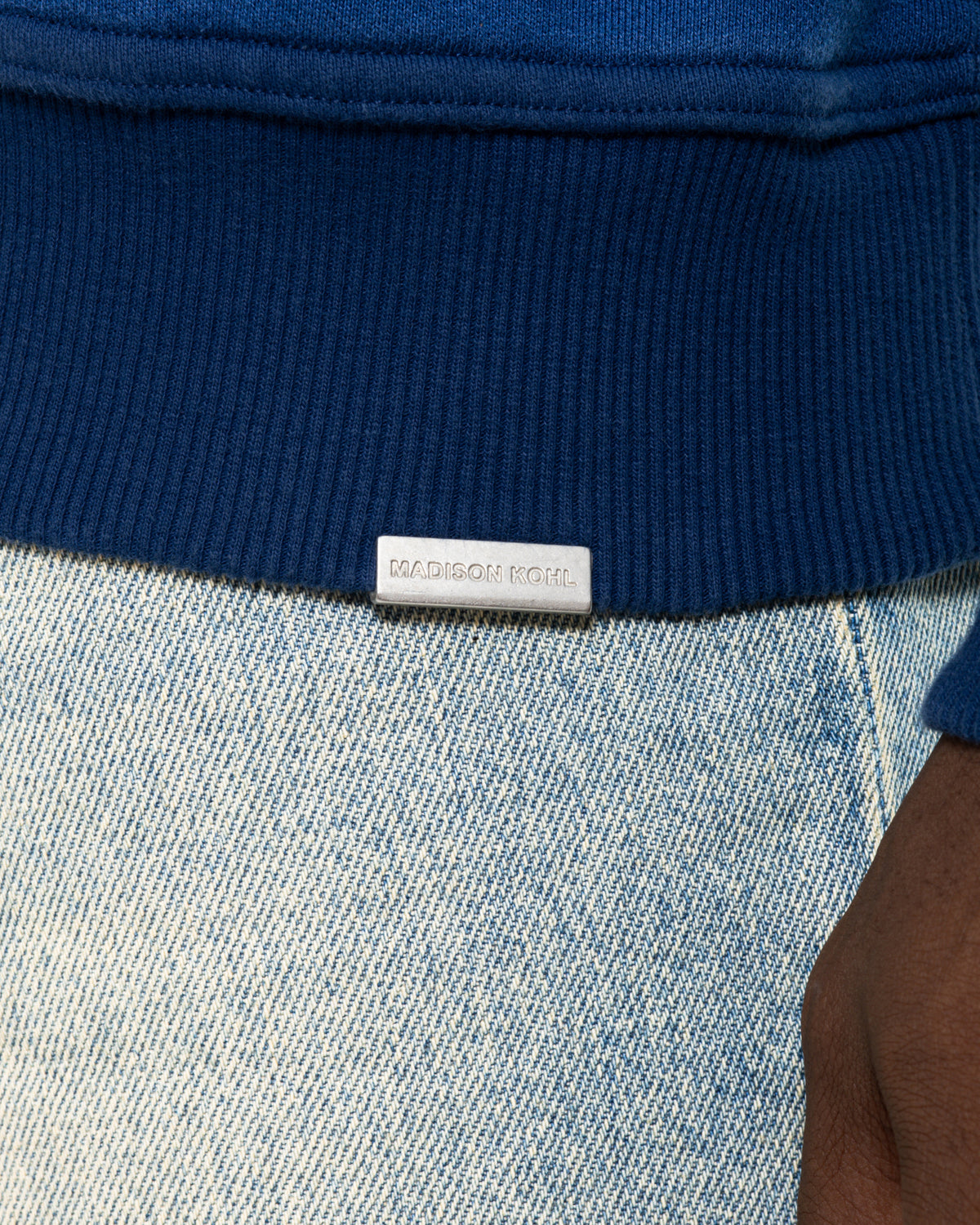 MK Monogram Crewneck Sweatshirt Navy