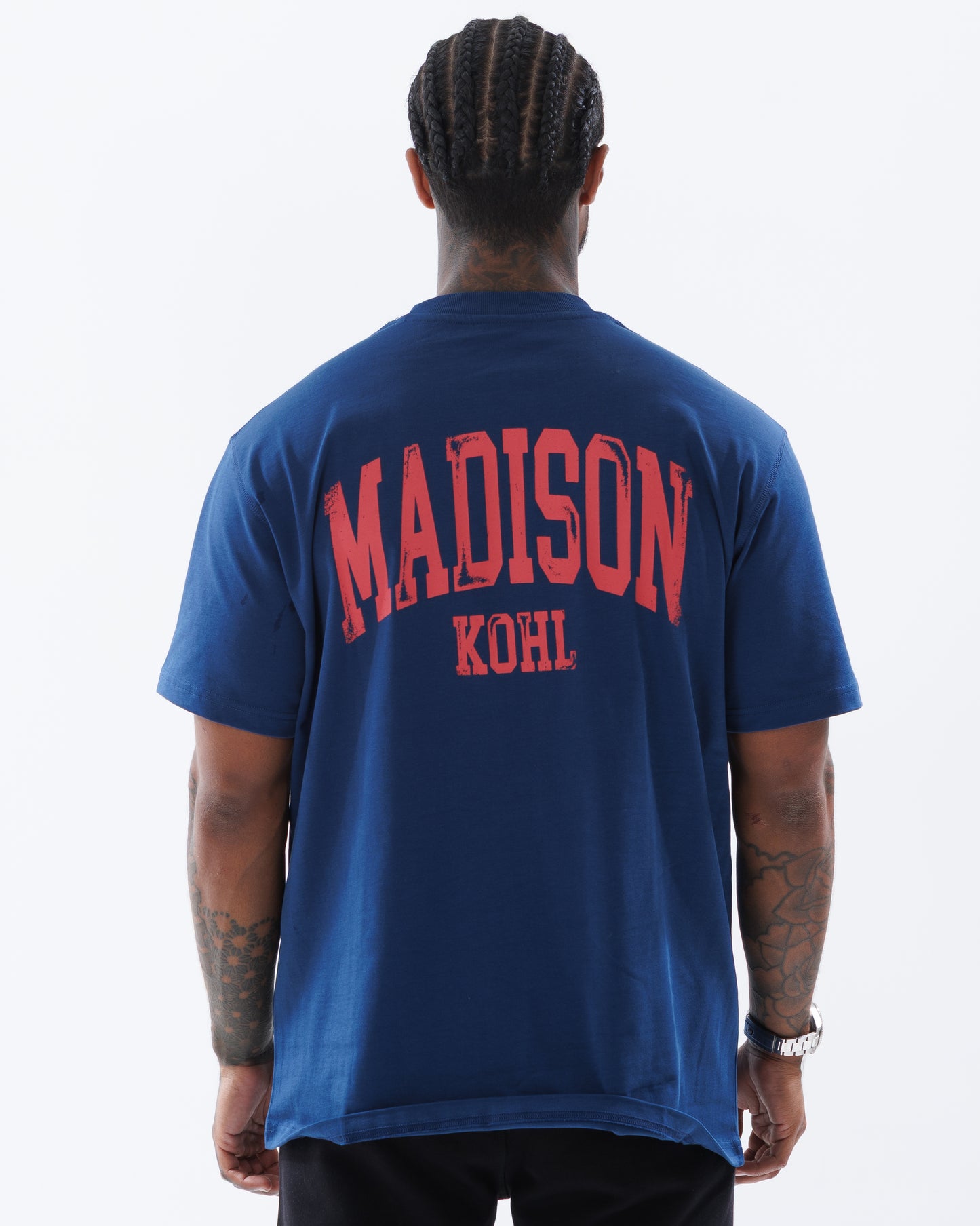 MK Archie T-Shirt Navy/Fuchsia