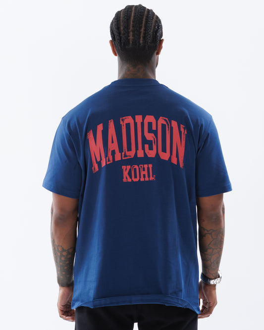 MK Archie T-Shirt Navy/Fuchsia