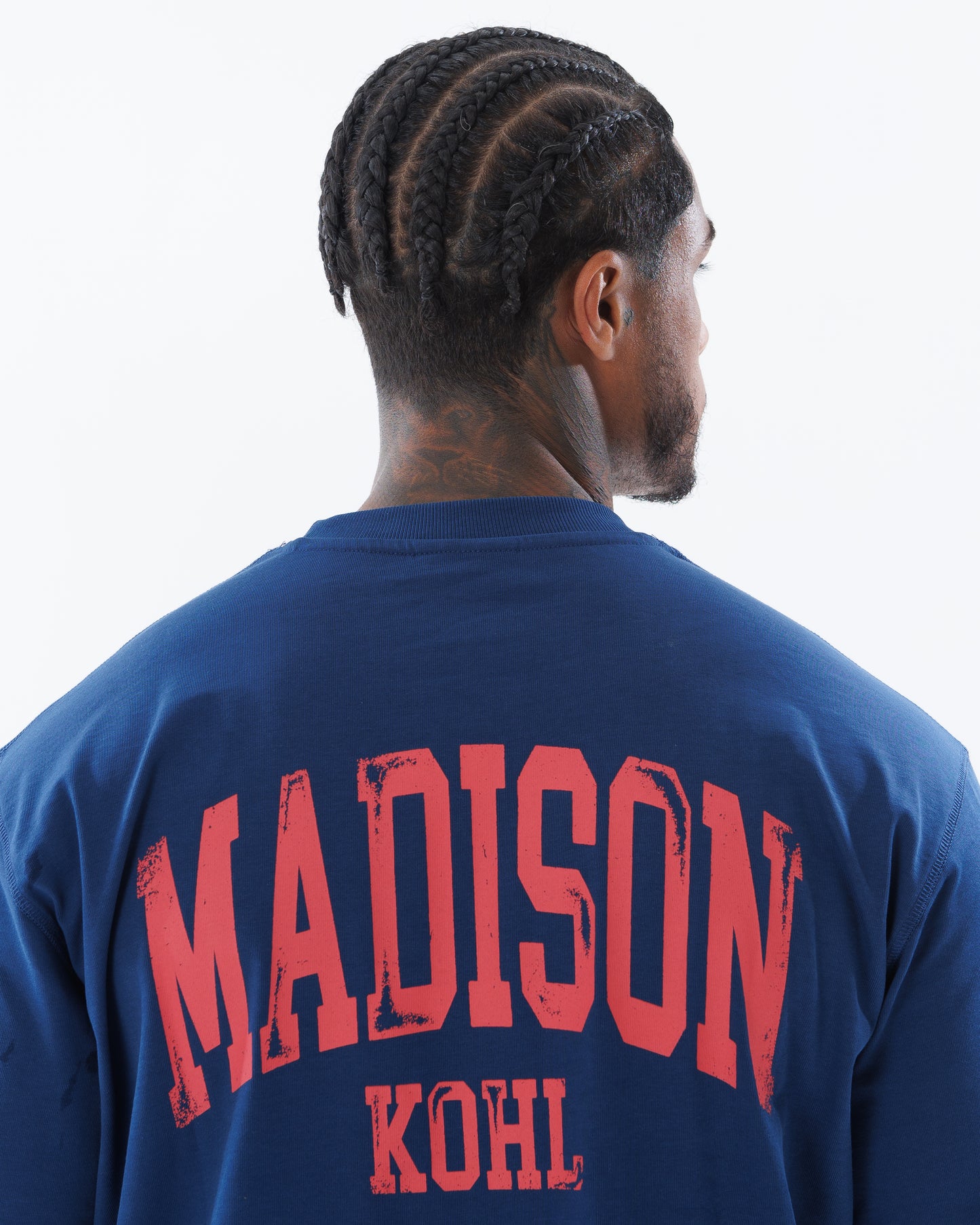 MK Archie T-Shirt Navy/Fuchsia