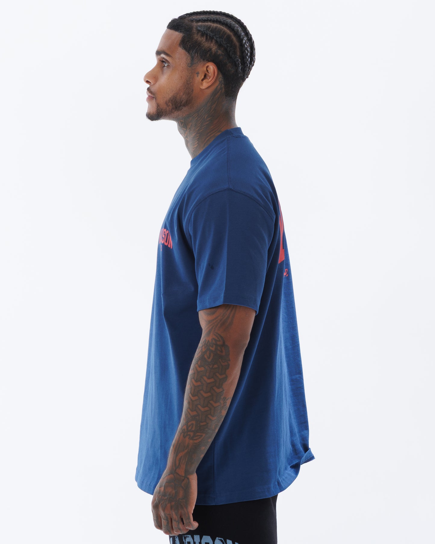 MK Archie T-Shirt Navy/Fuchsia