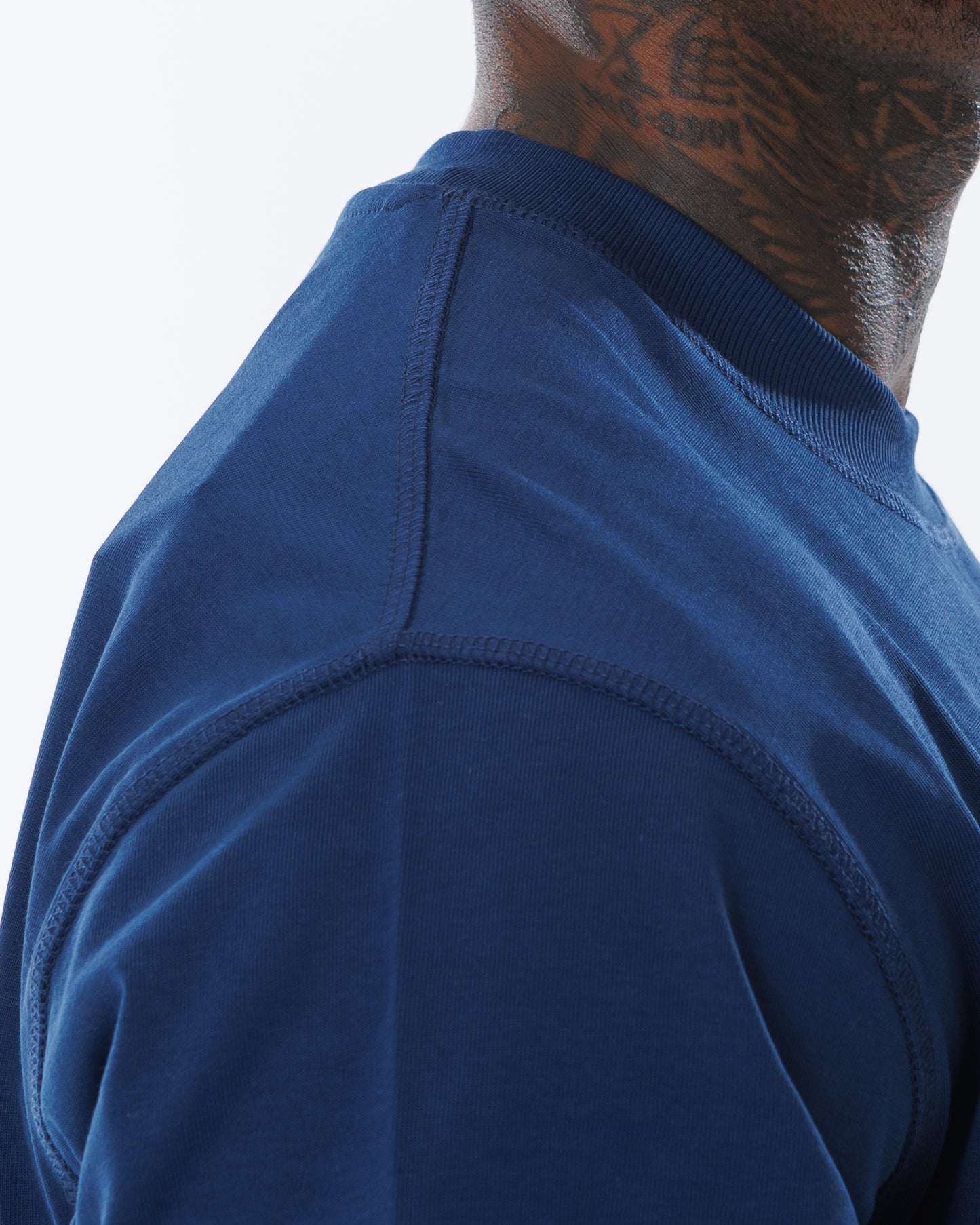 MK Signature T-Shirt Navy/Fuchsia