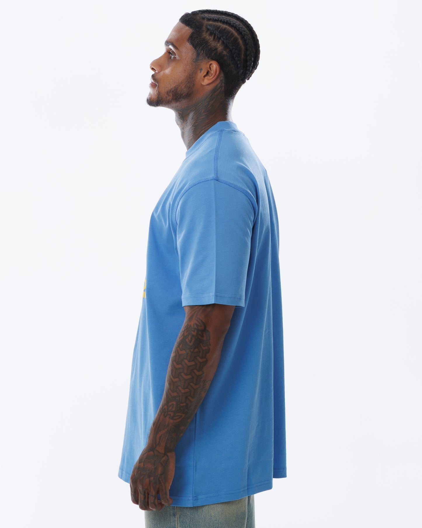 MK Signature T-Shirt Marina Blue/Yellow