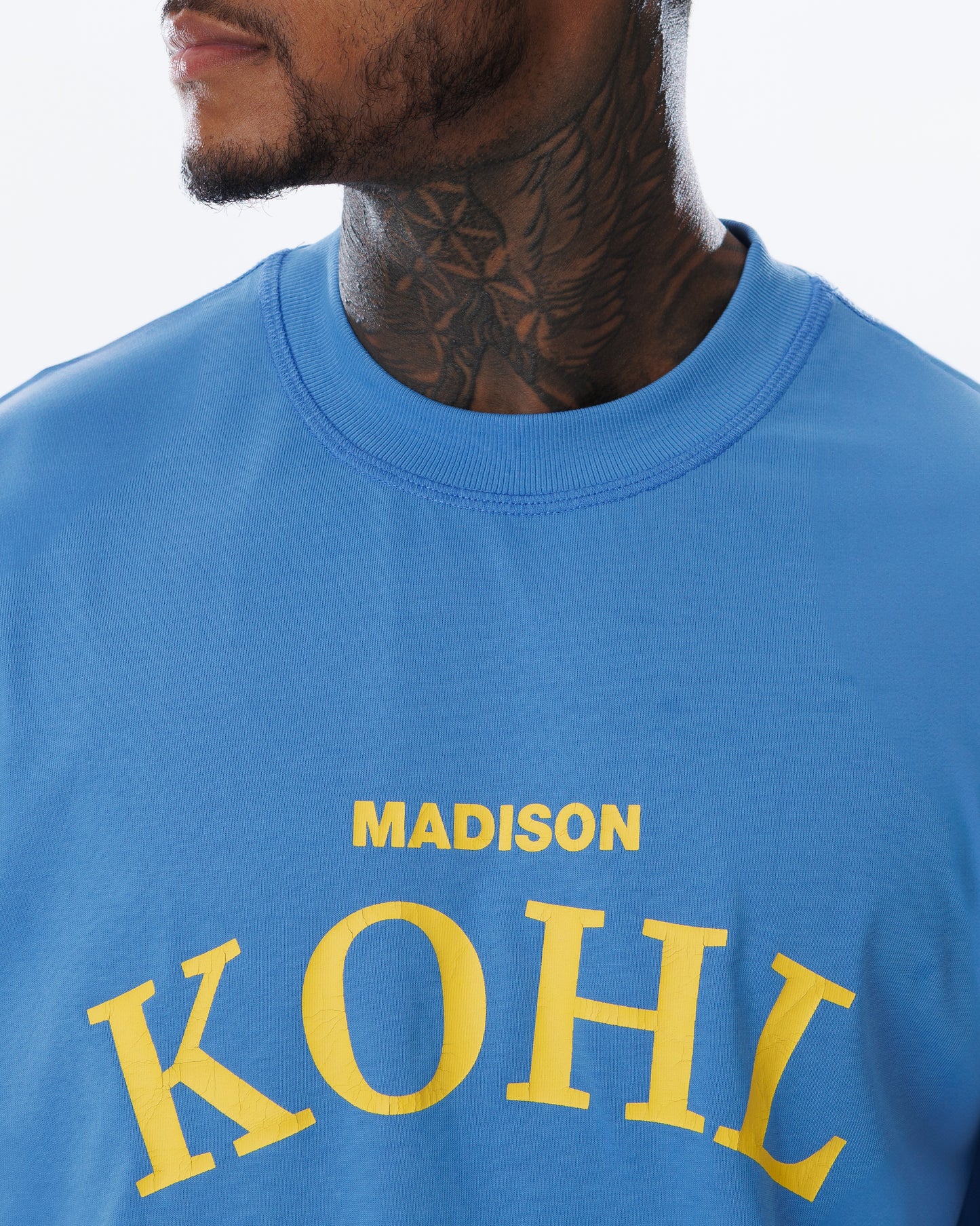 MK Quarterback T-Shirt Marina Blue/Yellow