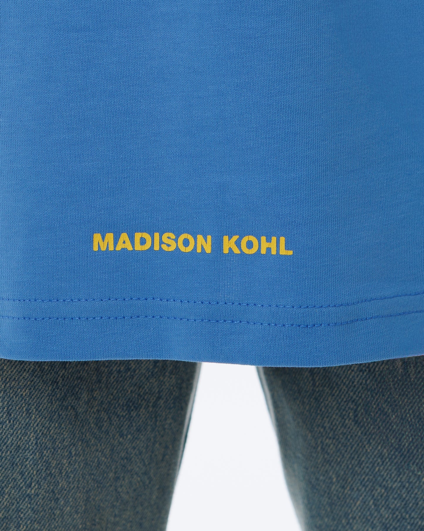 MK Quarterback T-Shirt Marina Blue/Yellow