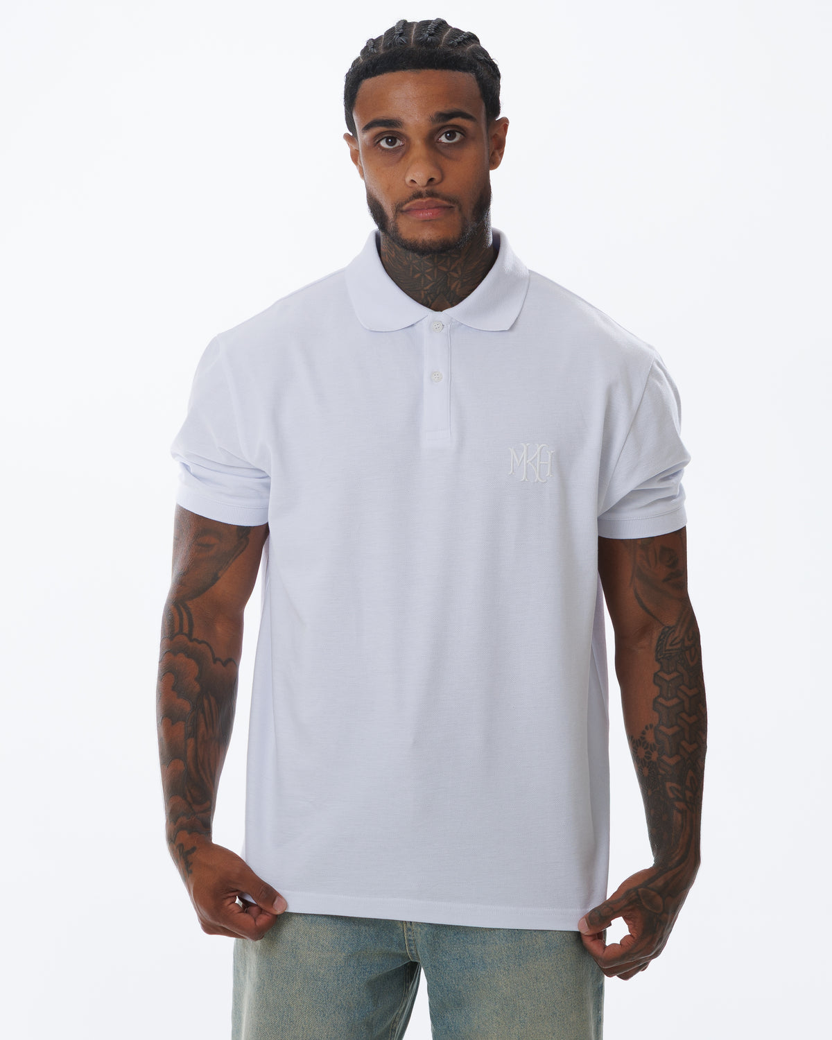 MK Academy Polo White
