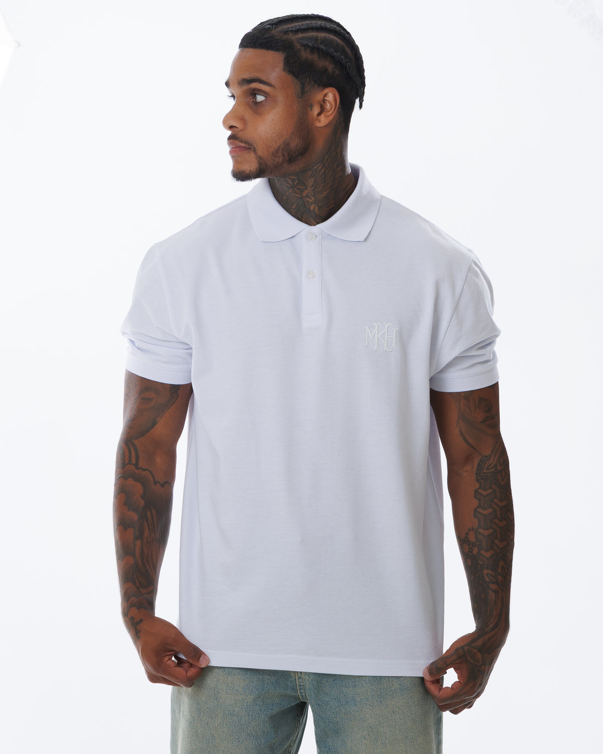 MK Academy Polo White