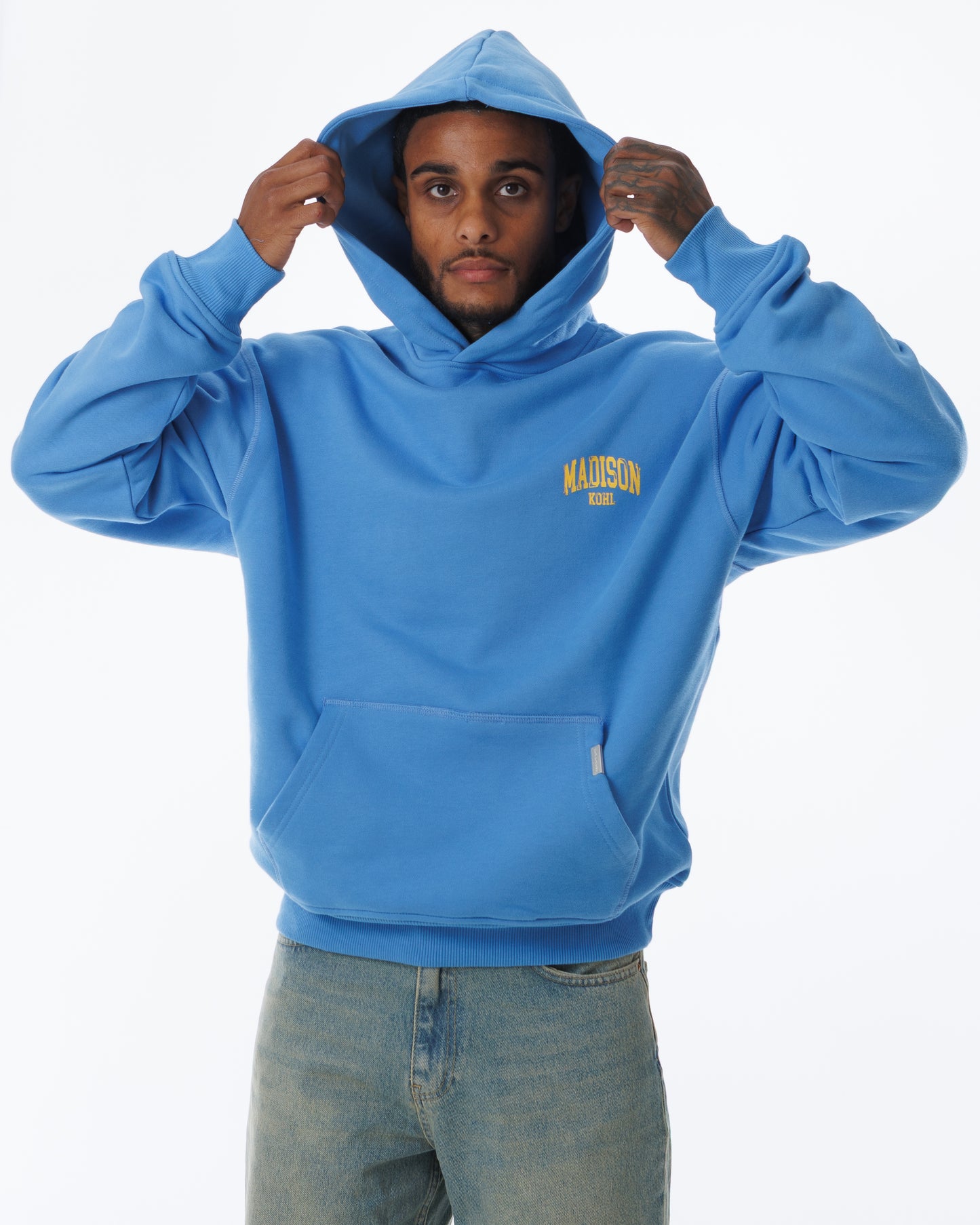 MK Archie Relaxed OTH Hoodie Marina/Yellow